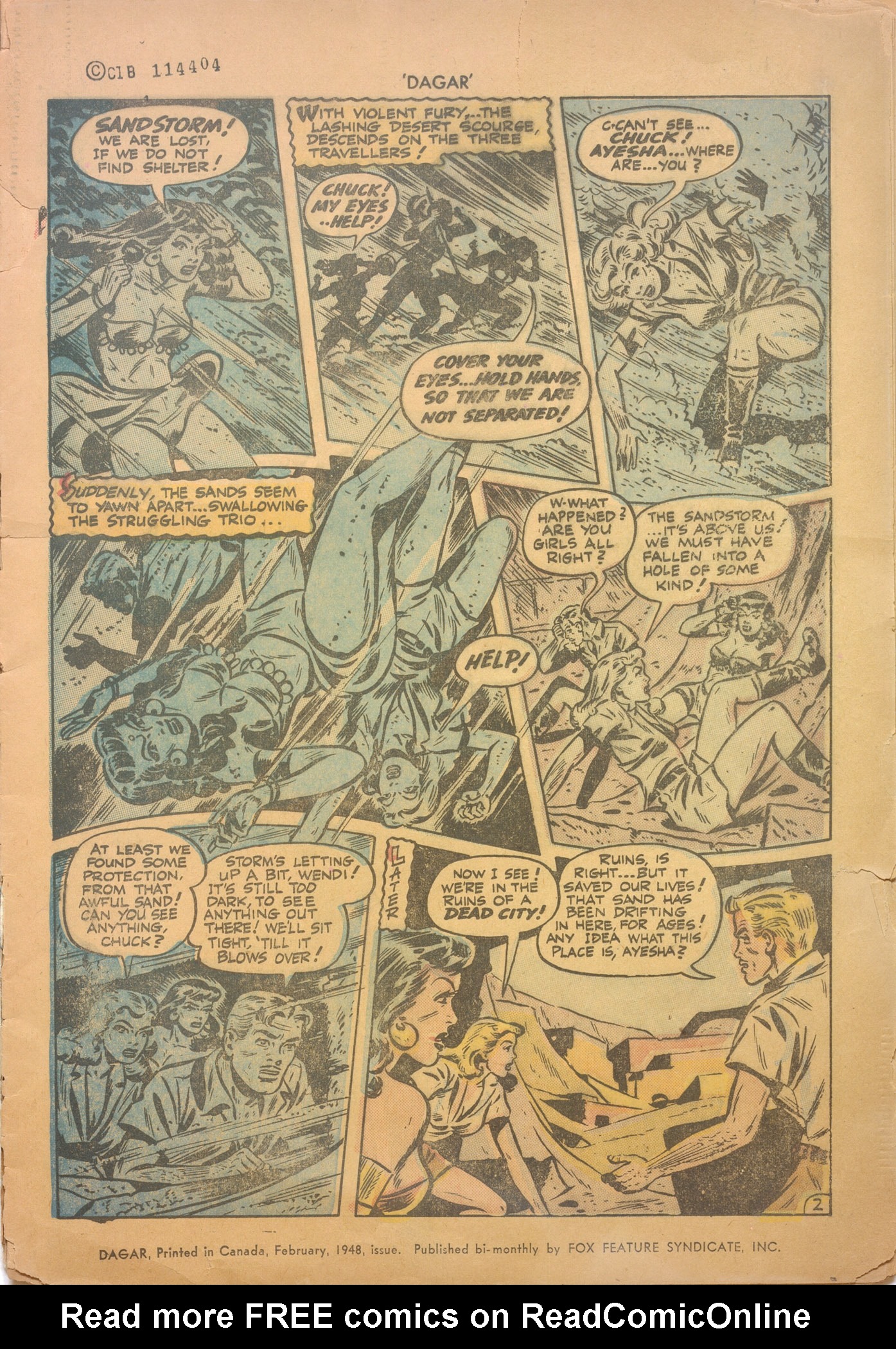 Read online Dagar Desert Hawk comic -  Issue #14 - 3