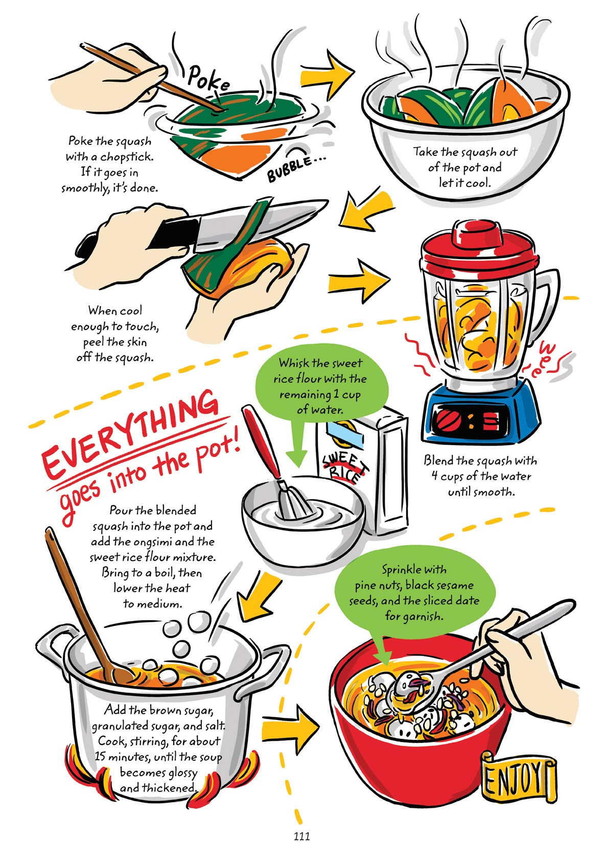 Read online Cook Korean! A Comic Book With Recipes comic -  Issue # TPB (Part 2) - 12
