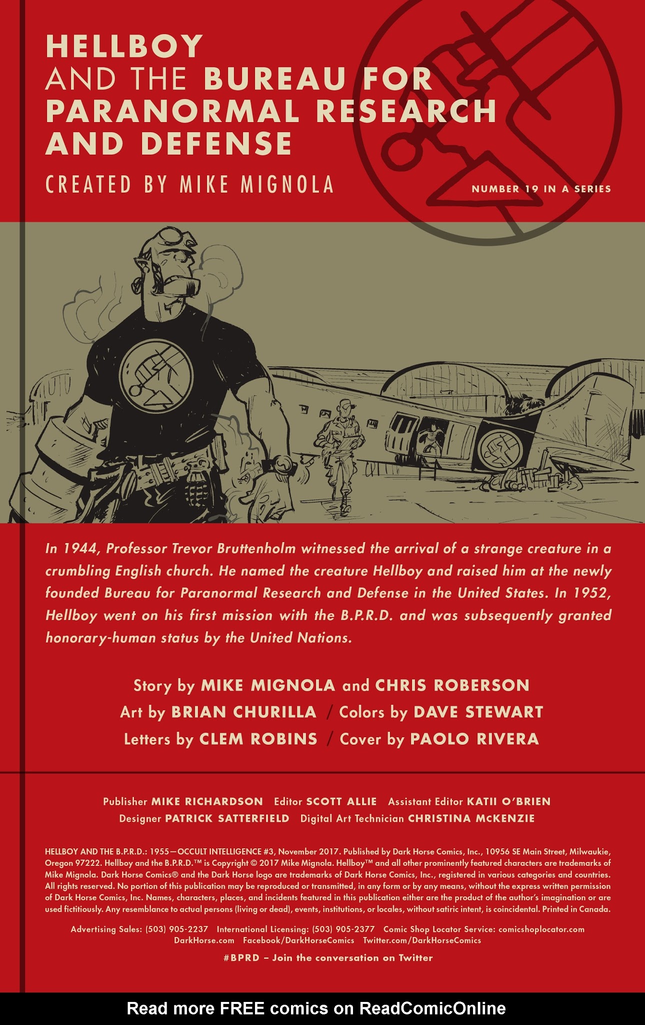 Read online Hellboy and the B.P.R.D.: 1955 ― Occult Intelligence comic -  Issue #3 - 2