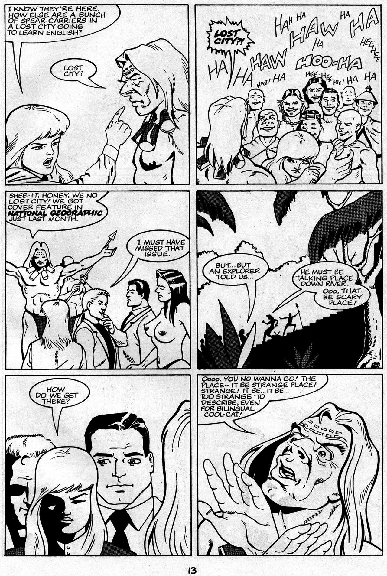 Read online The Trouble With Girls (1989) comic -  Issue #14 - 15