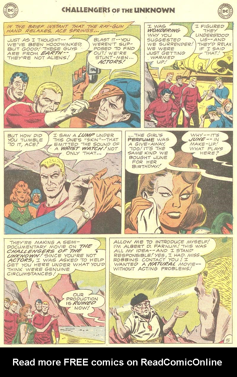 Read online Challengers of the Unknown (1958) comic -  Issue #21 - 6