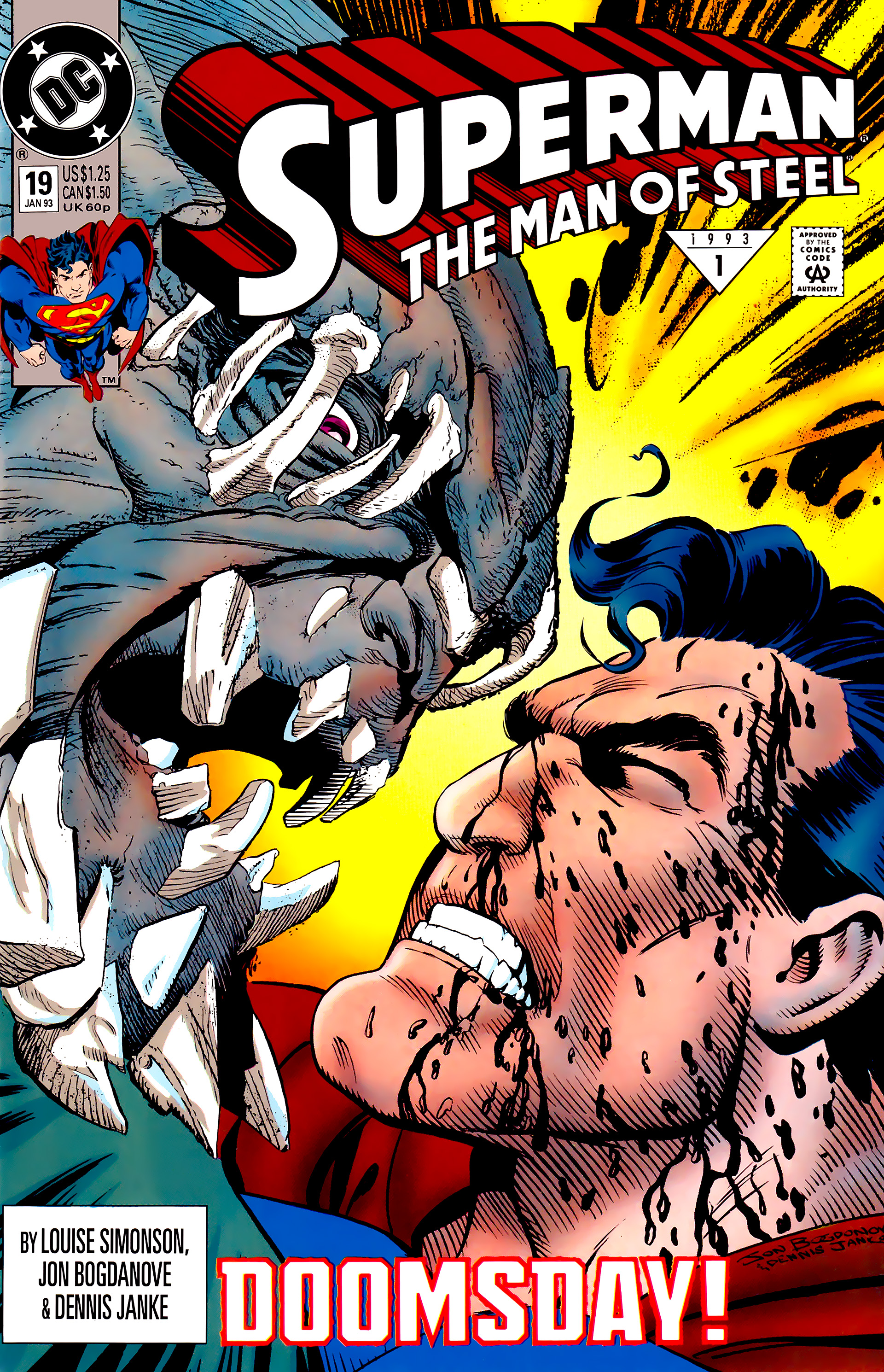 Read online Superman: The Man of Steel (1991) comic -  Issue #19 - 1