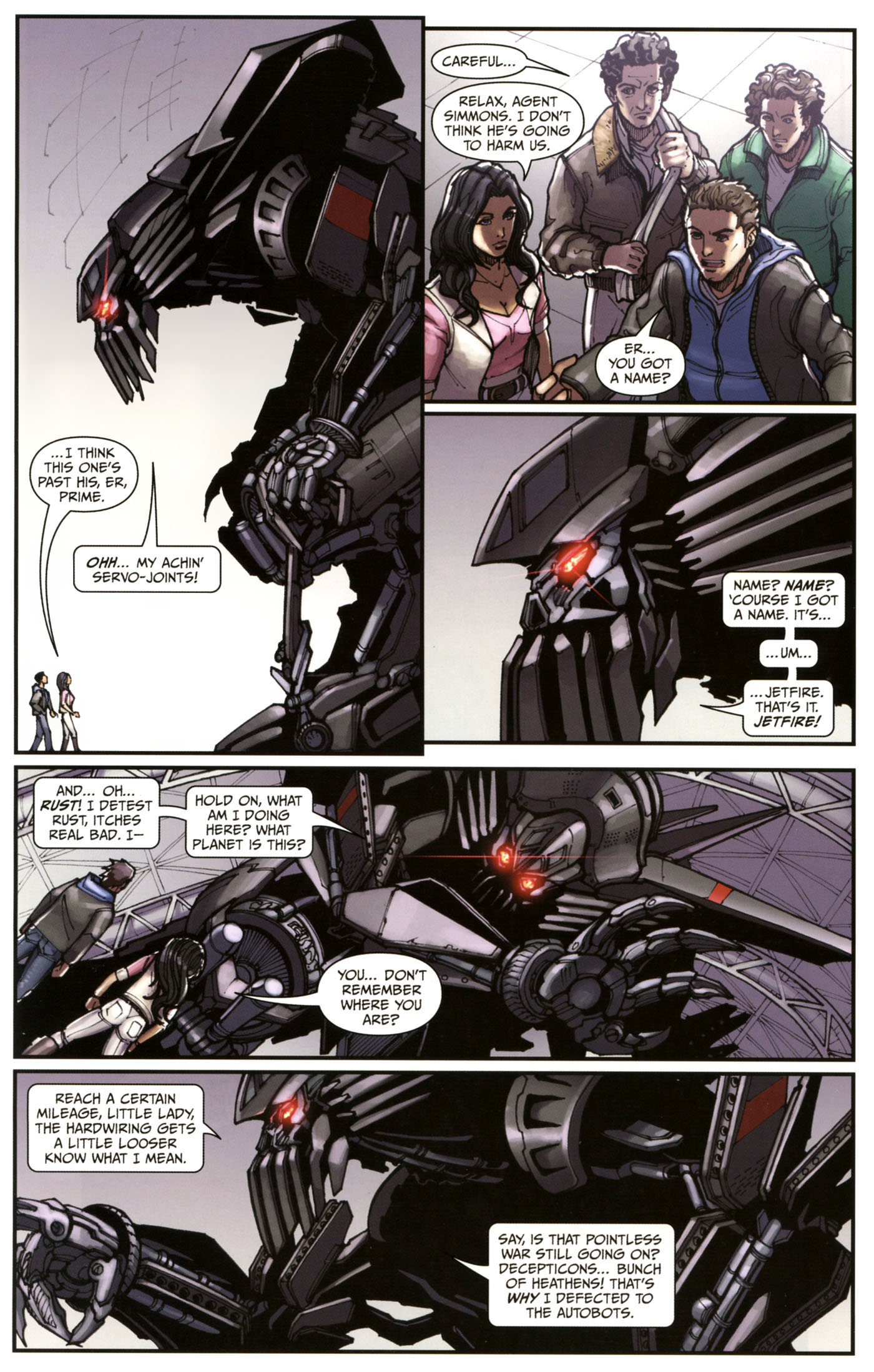 Read online Transformers: Revenge of the Fallen — Official Movie Adaptation comic -  Issue #3 - 6