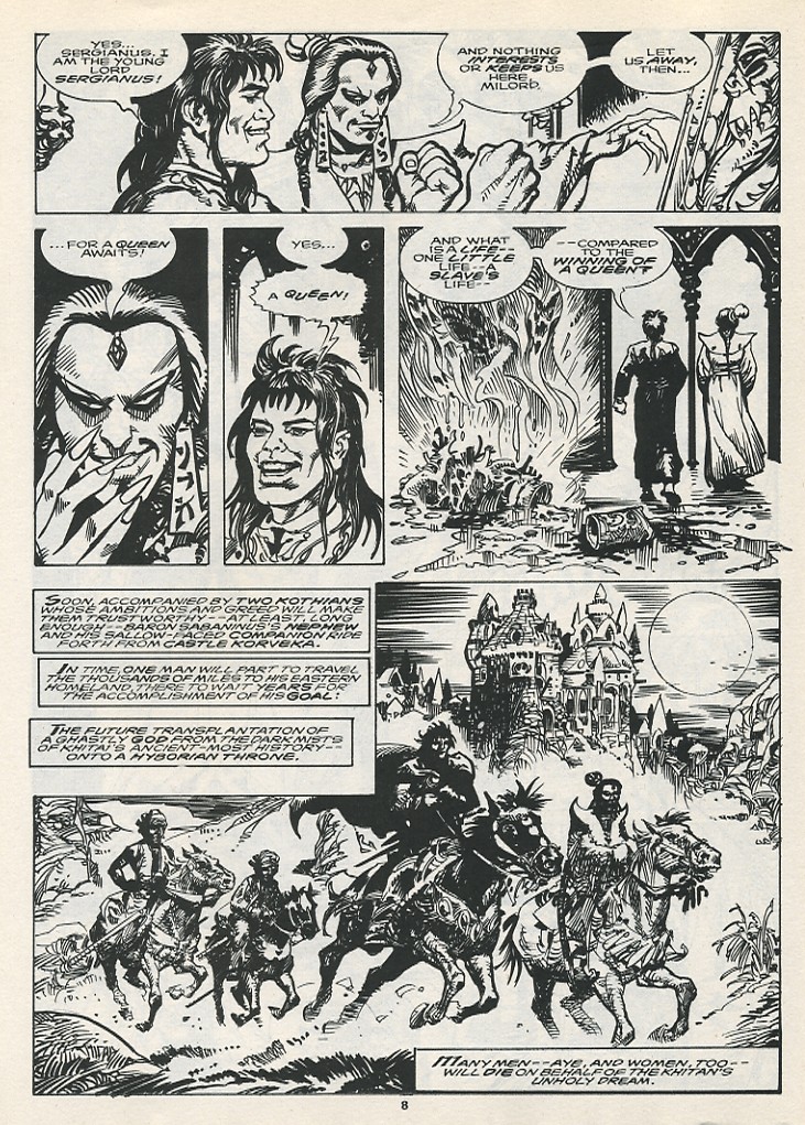 Read online The Savage Sword Of Conan comic -  Issue #217 - 10