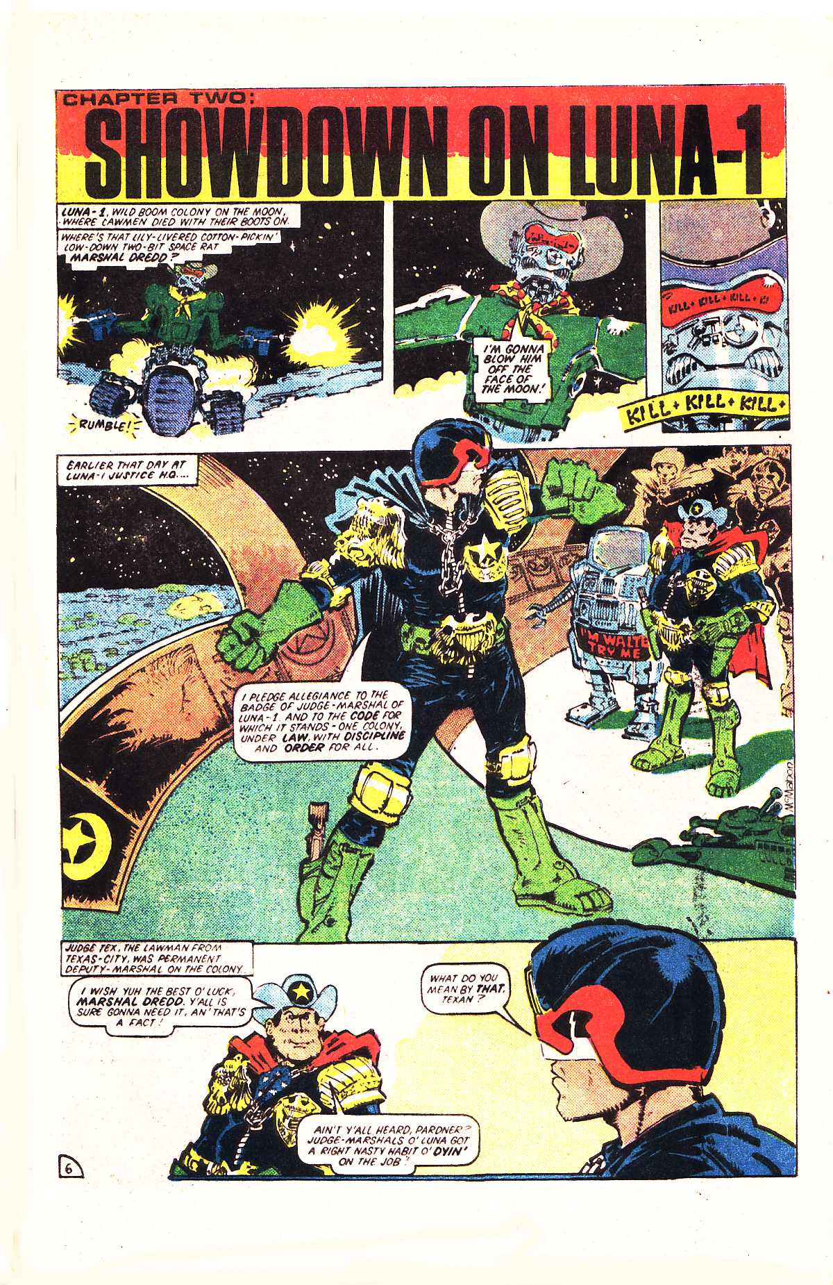 Read online Judge Dredd: The Early Cases comic -  Issue #5 - 9