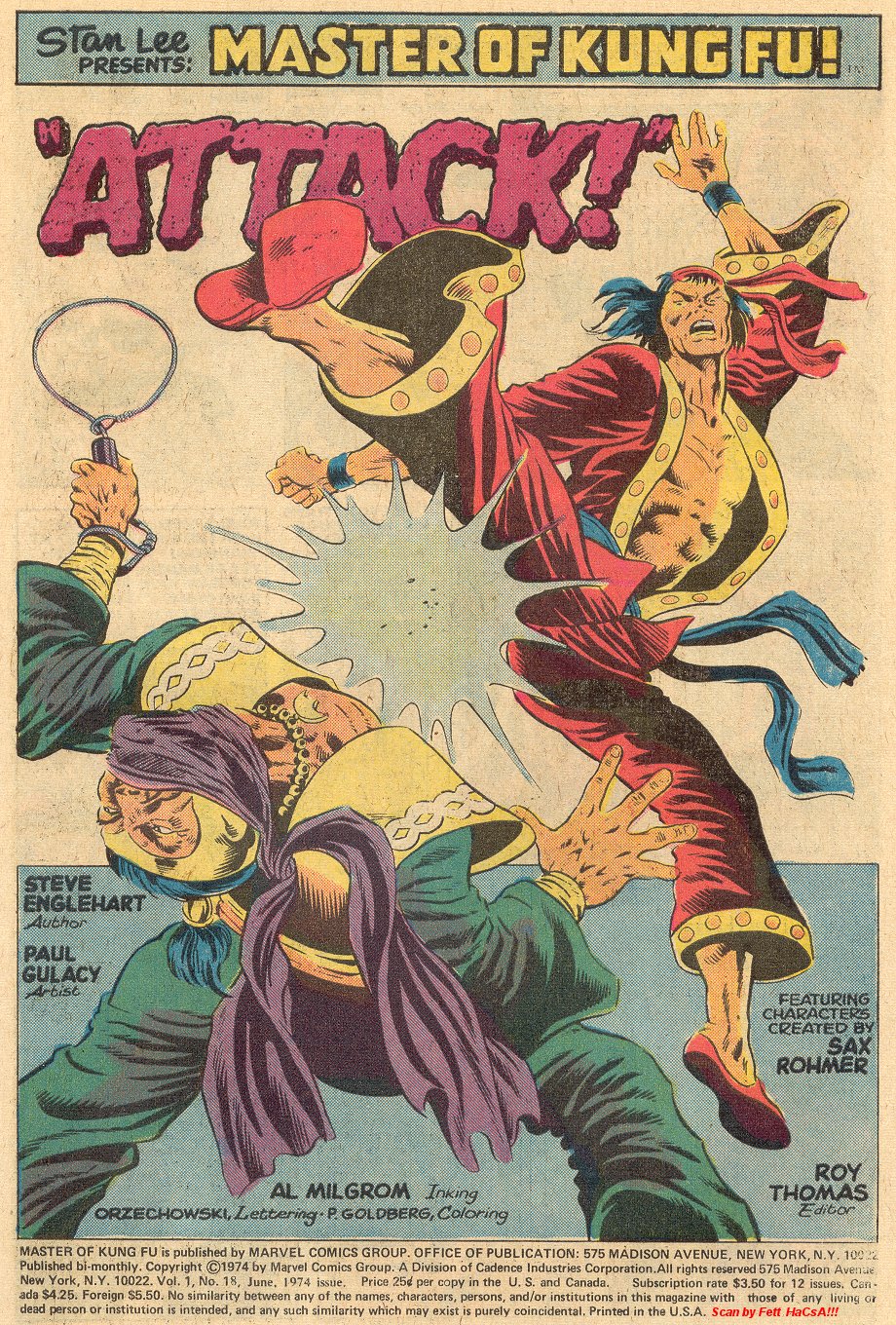 Read online Master of Kung Fu (1974) comic -  Issue #18 - 2