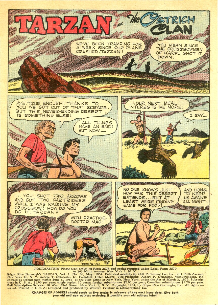 Read online Tarzan (1948) comic -  Issue #56 - 3
