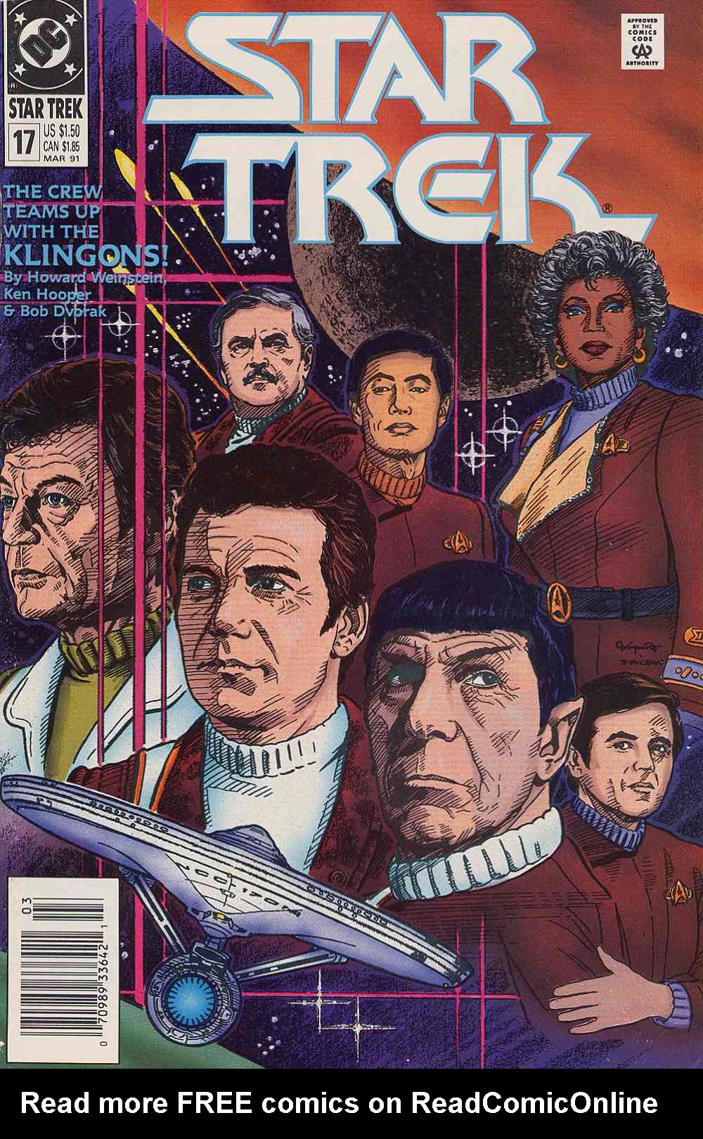 Read online Star Trek (1989) comic -  Issue #17 - 1