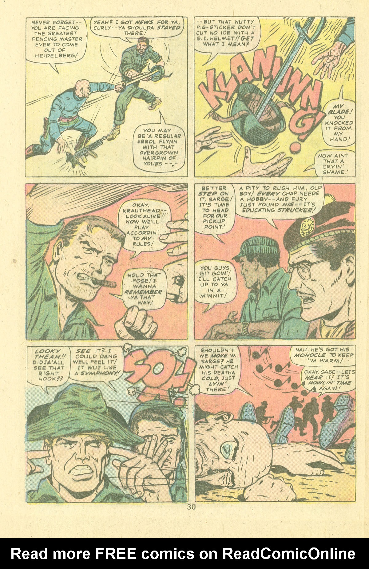Read online Sgt. Fury comic -  Issue #124 - 32