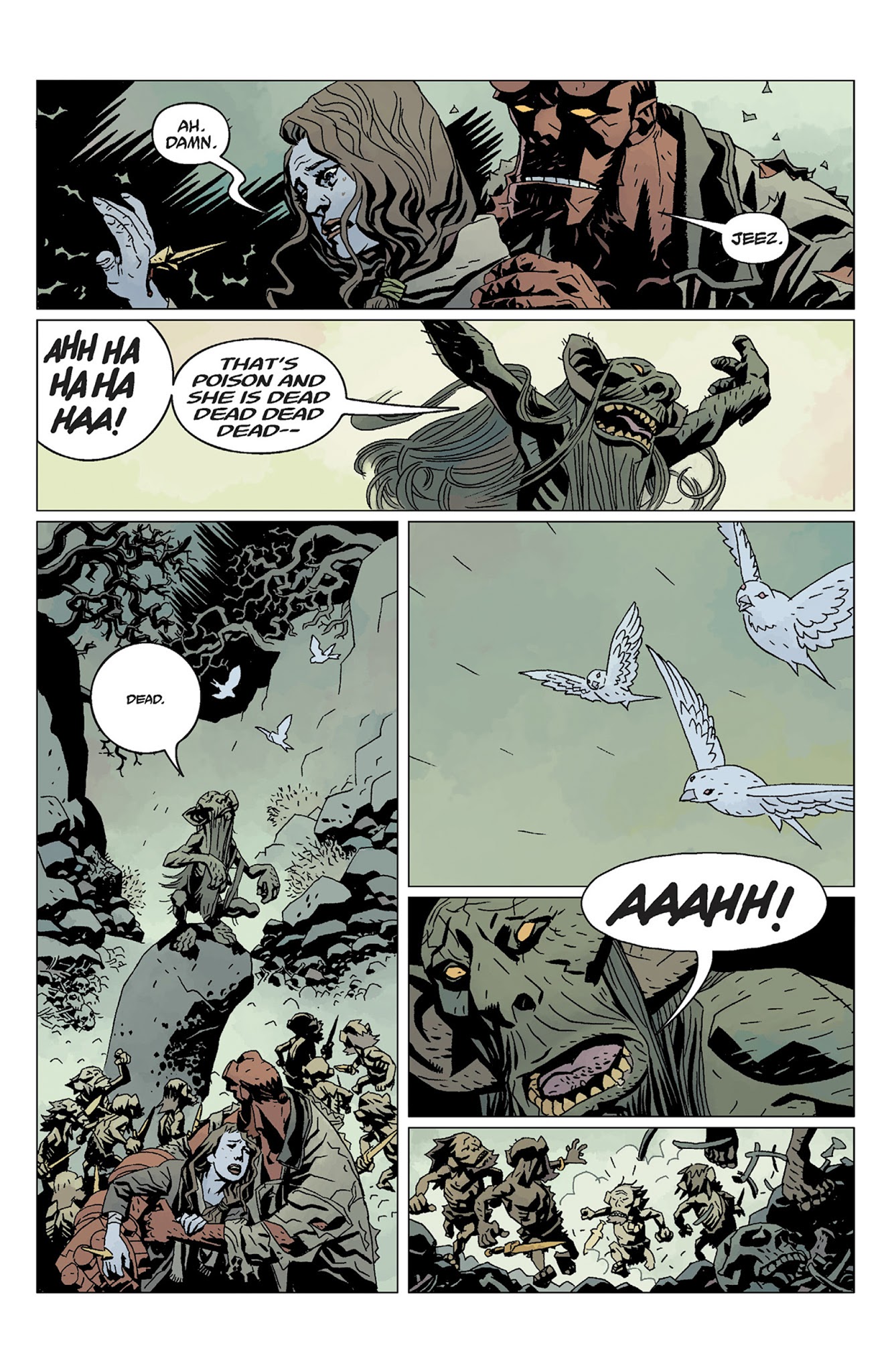 Read online Hellboy: The Wild Hunt comic -  Issue # TPB - 89
