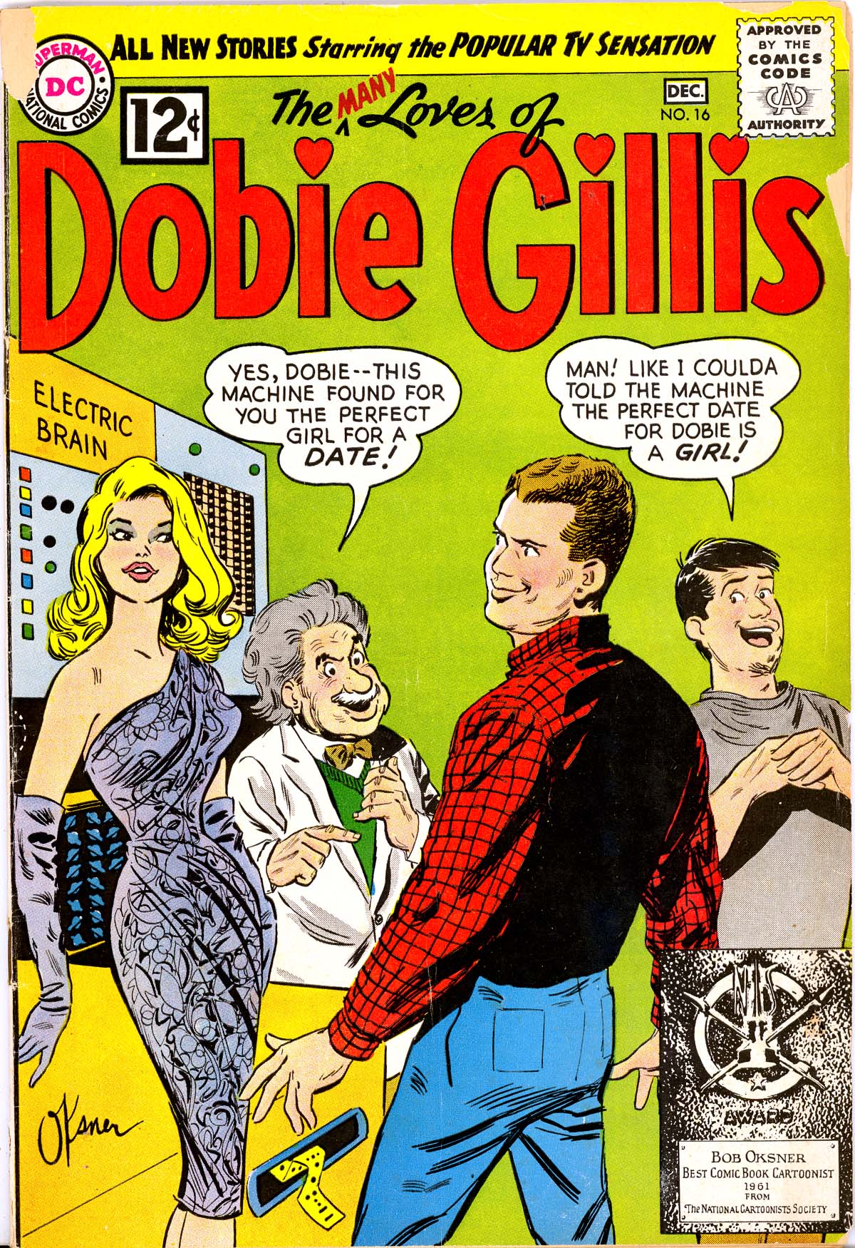 Read online Many Loves of Dobie Gillis comic -  Issue #16 - 1