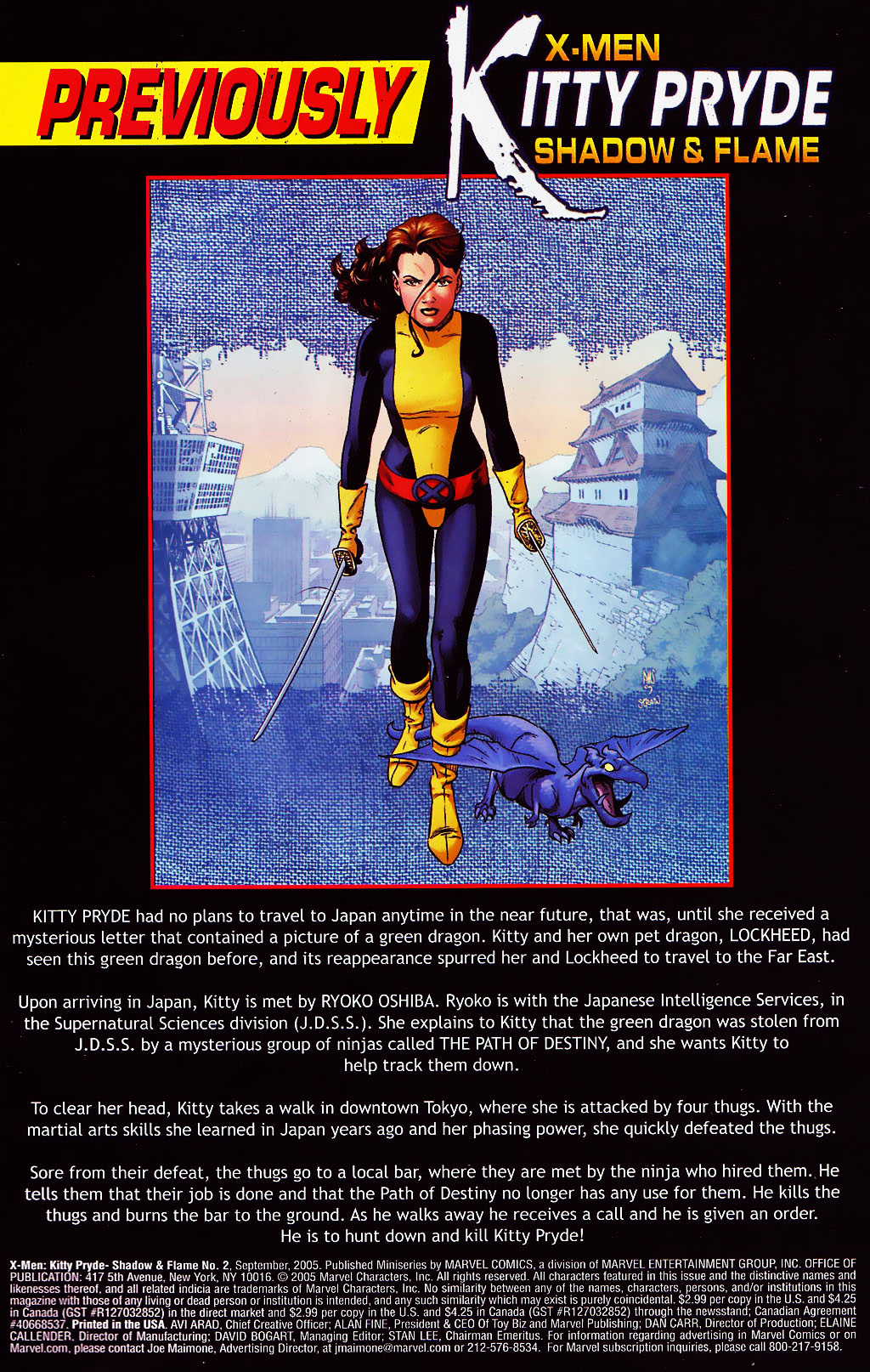 Read online X-Men: Kitty Pryde - Shadow & Flame comic -  Issue #2 - 2