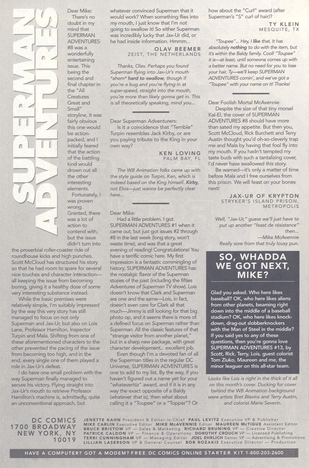Read online Superman Adventures comic -  Issue #12 - 24