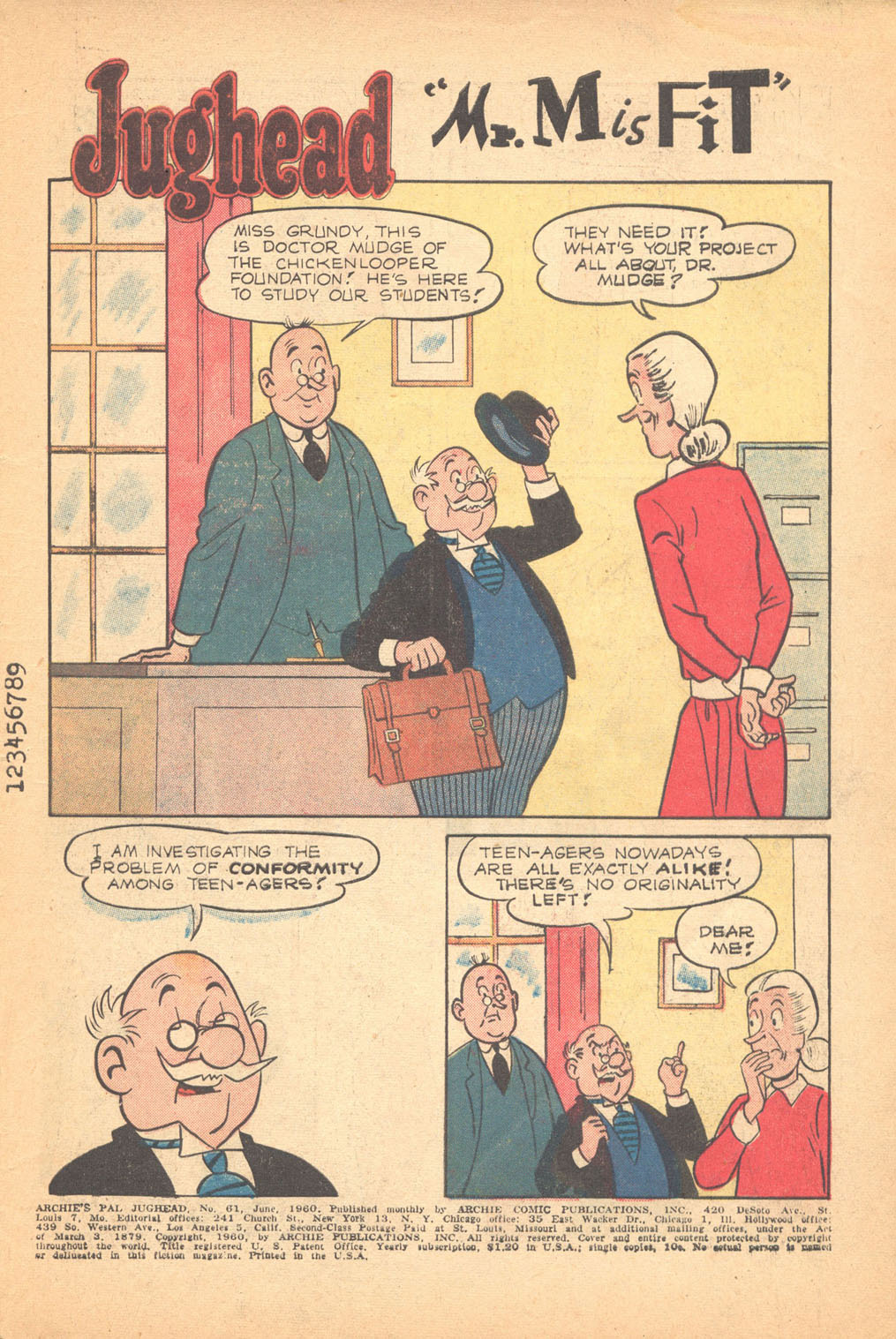 Read online Archie's Pal Jughead comic -  Issue #61 - 3