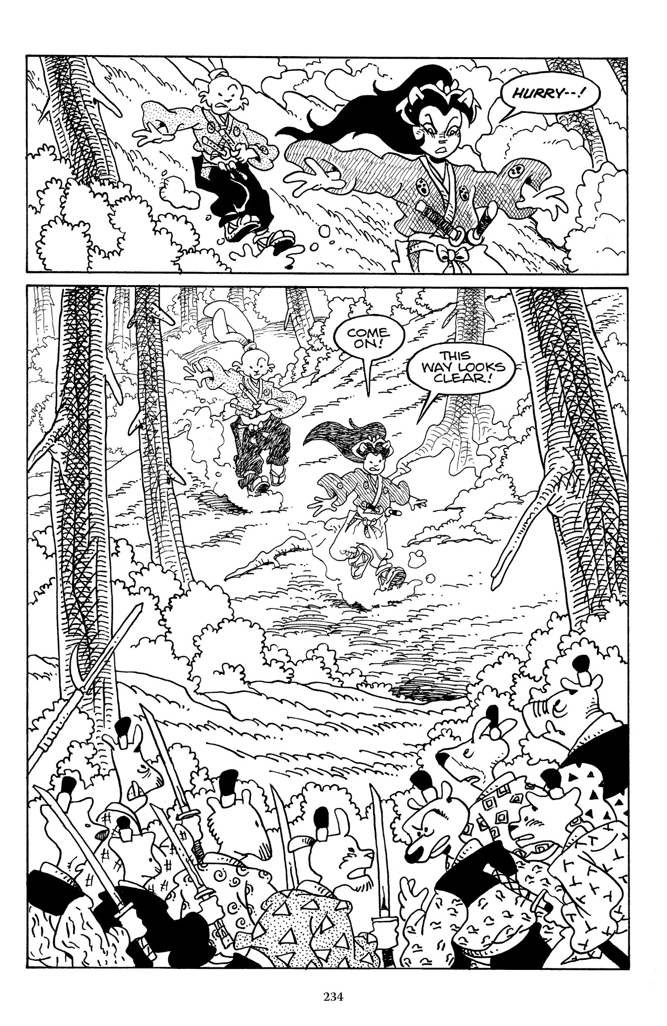 Read online The Usagi Yojimbo Saga comic -  Issue # TPB 5 - 231