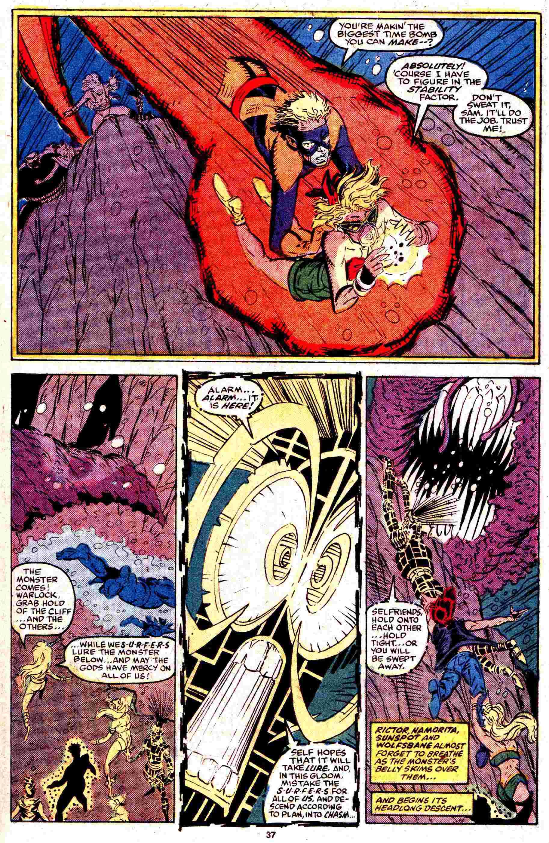 Read online The New Mutants comic -  Issue # _Annual 5 - 33