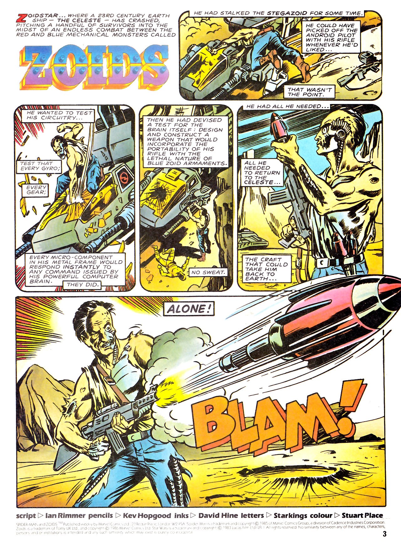 Read online Spider-Man and Zoids comic -  Issue #16 - 3