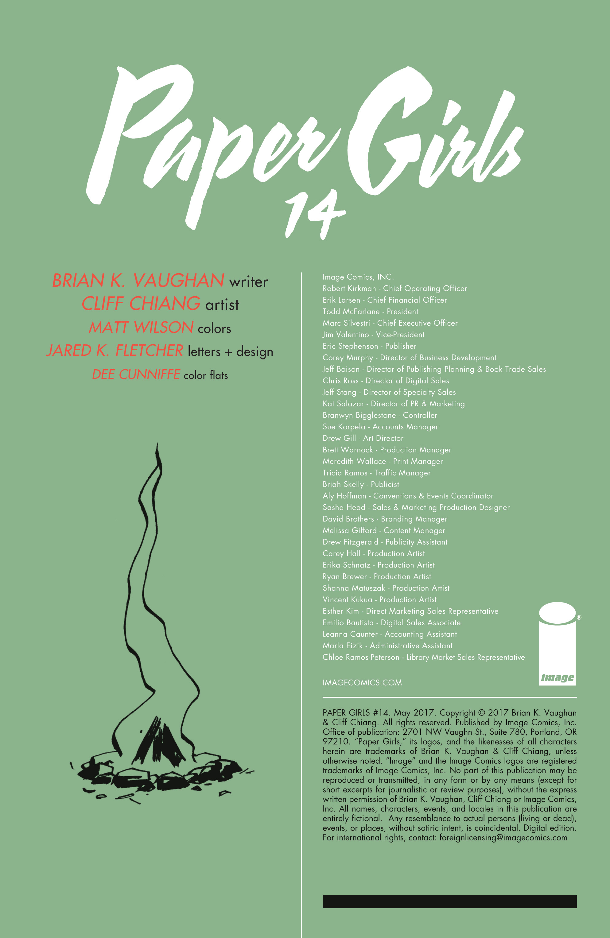 Read online Paper Girls comic -  Issue #14 - 2