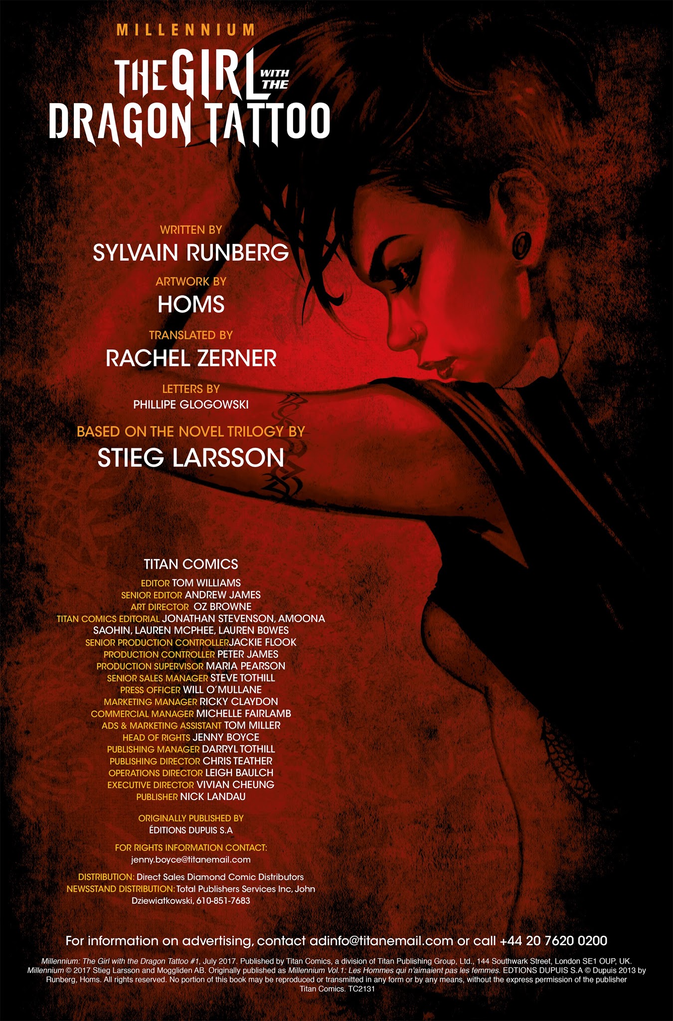 Read online Millennium: The Girl With the Dragon Tattoo comic -  Issue #1 - 5