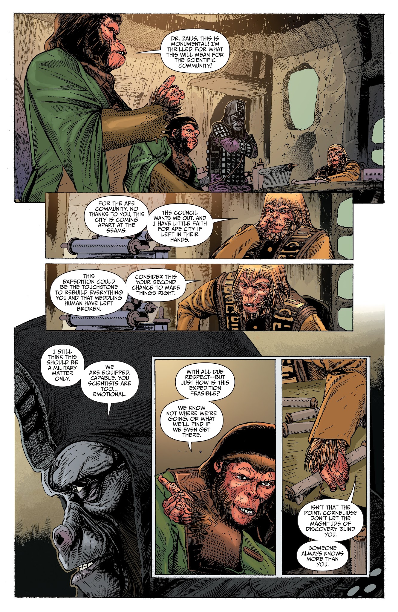 Read online Kong on the Planet of the Apes comic -  Issue #1 - 13