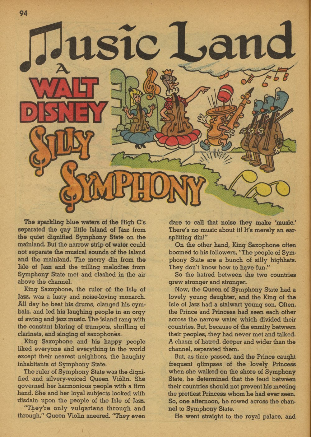 Read online Walt Disney's Silly Symphonies comic -  Issue #6 - 96