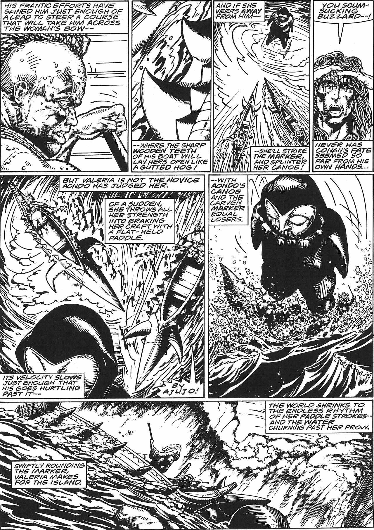 Read online The Savage Sword Of Conan comic -  Issue #213 - 9