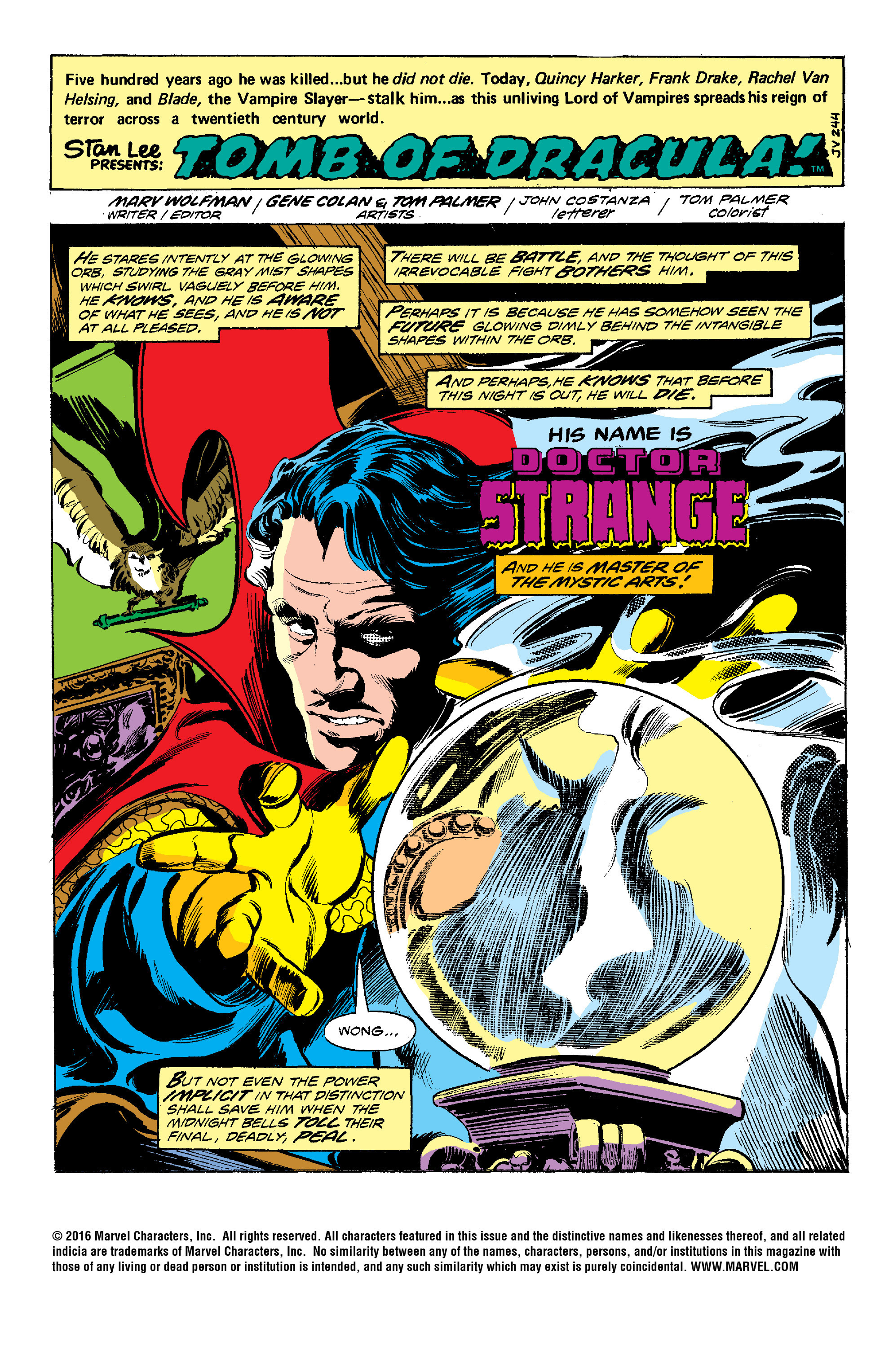Read online Doctor Strange vs. Dracula comic -  Issue # TPB - 5
