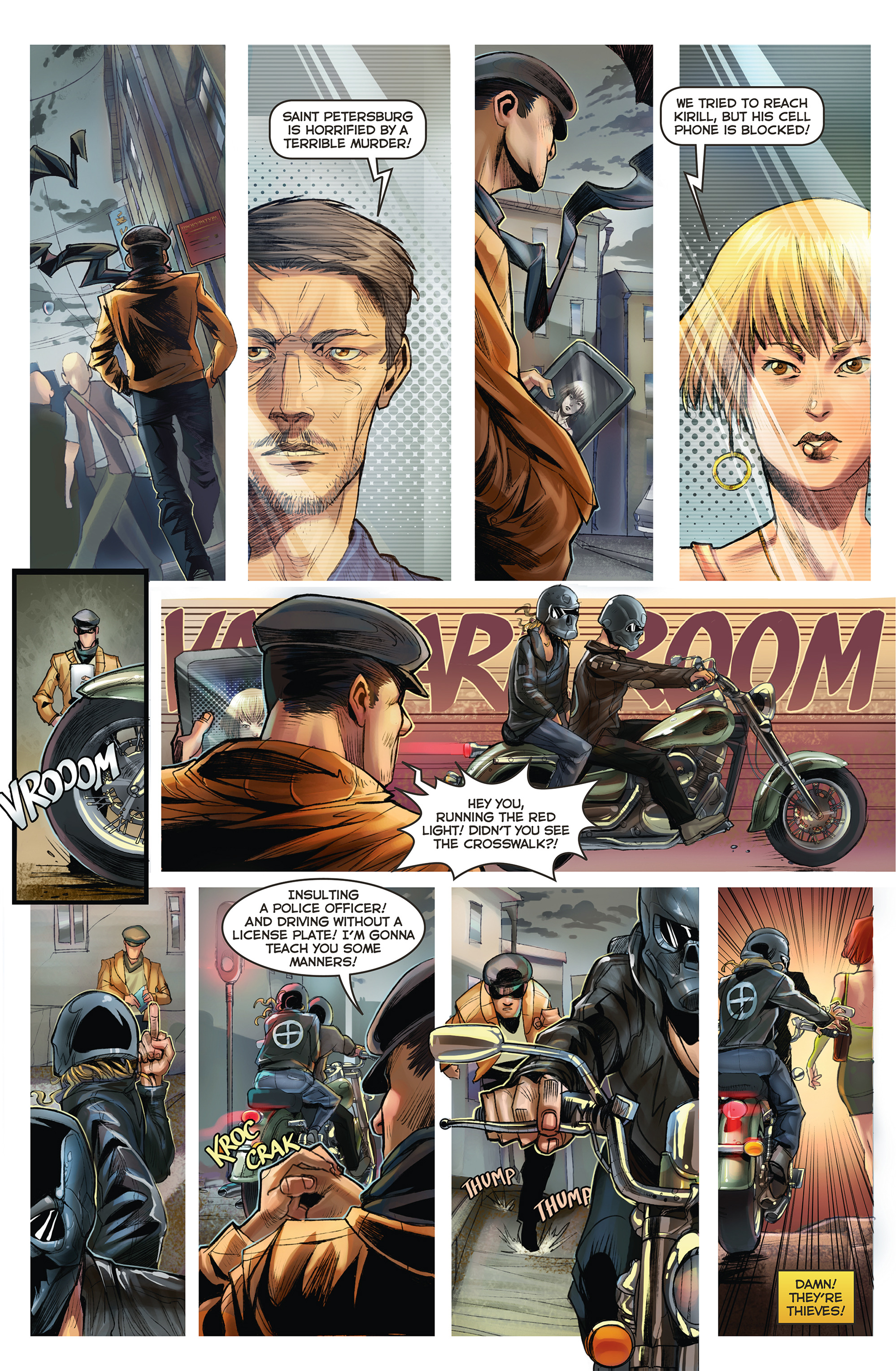 Read online Major Grom comic -  Issue #1 - 12