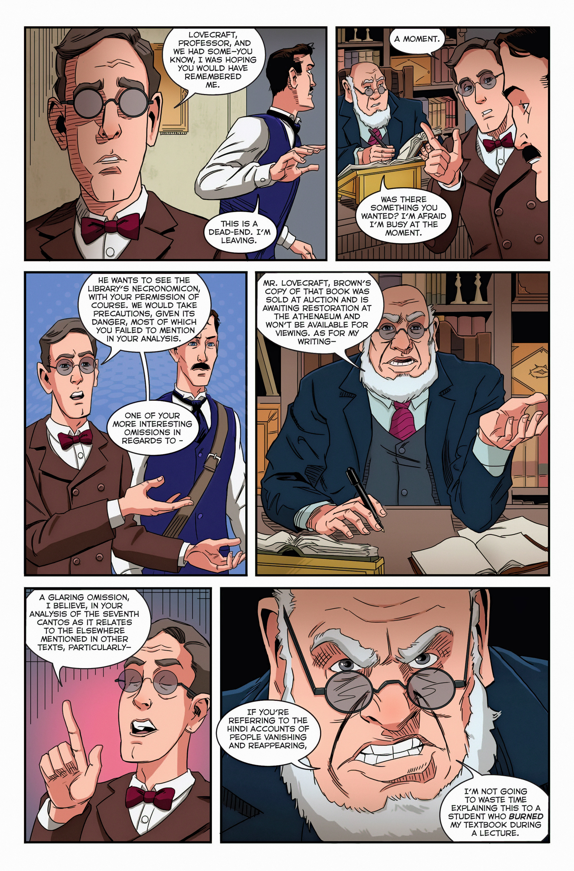 Read online Herald: Lovecraft and Tesla comic -  Issue #2 - 18