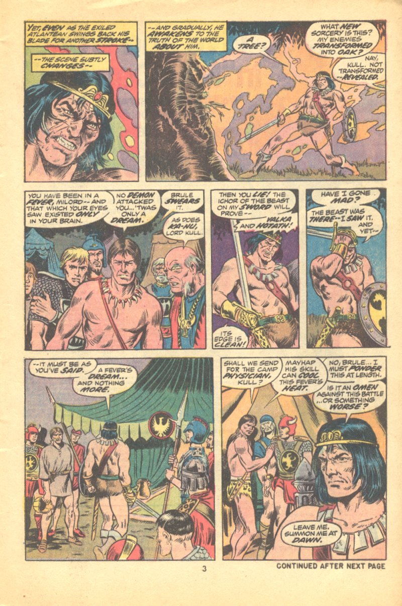 Read online Kull, the Conqueror (1971) comic -  Issue #10 - 4