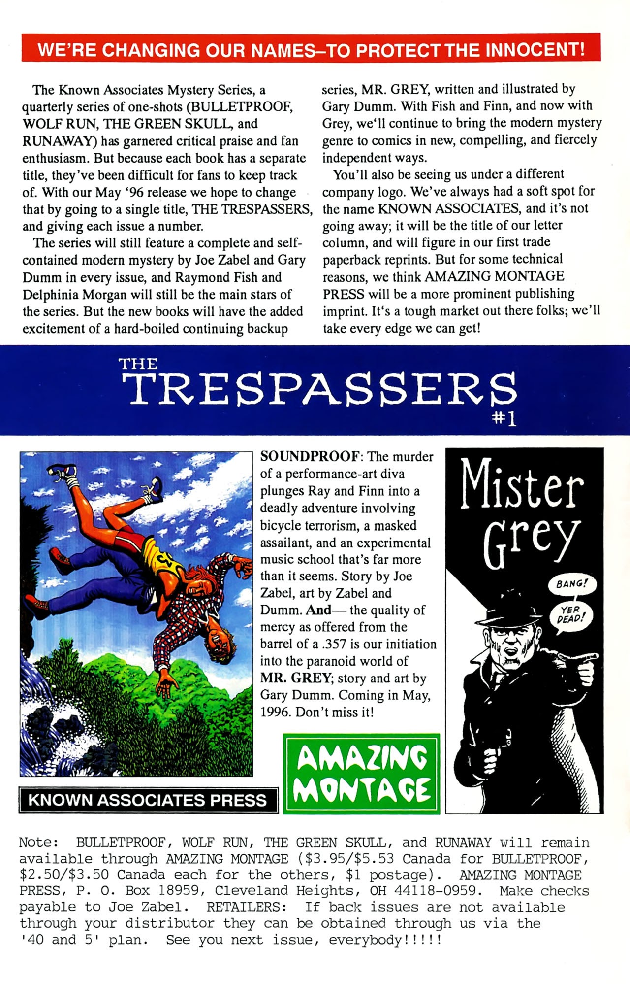 Read online Runaway -- A Known Associates Mystery comic -  Issue # Full - 36