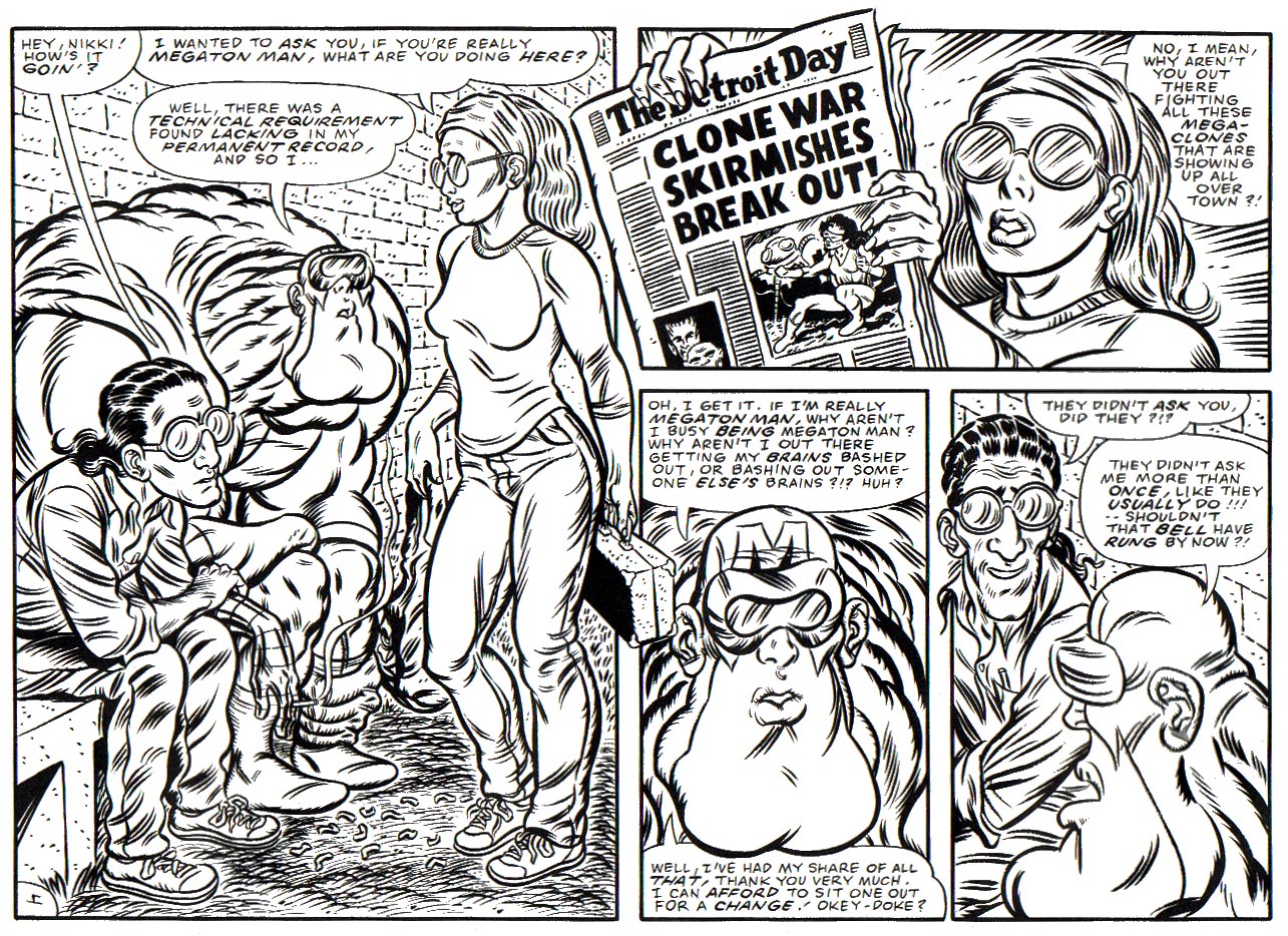 Read online Don Simpson's Bizarre Heroes comic -  Issue #4 - 6