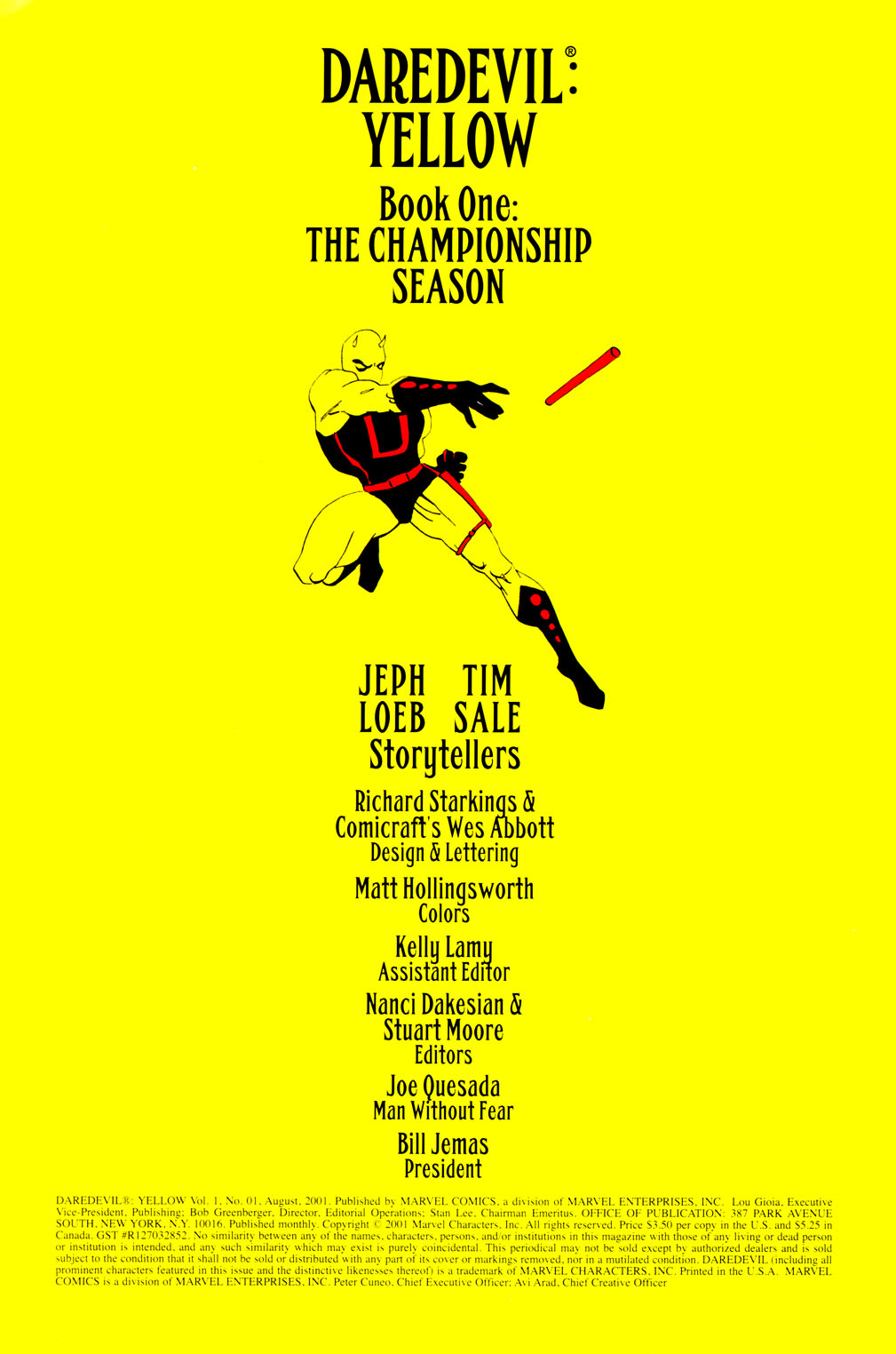 Read online Daredevil: Yellow comic -  Issue #1 - 2