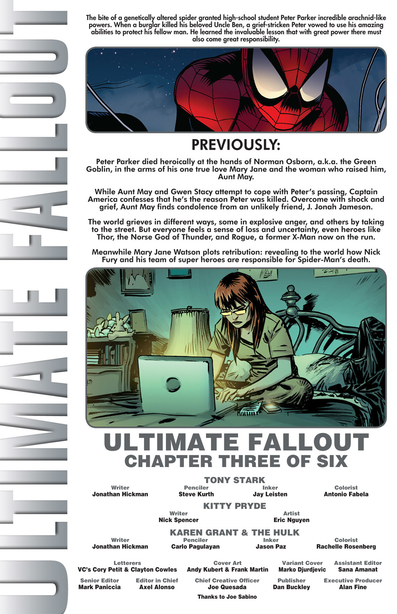 Read online Ultimate Fallout comic -  Issue #3 - 2