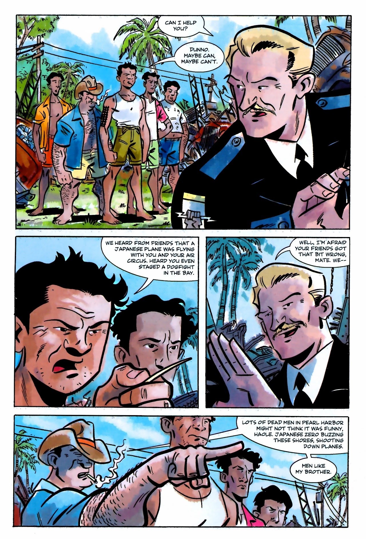 Read online Hawaiian Dick: Screaming Black Thunder comic -  Issue #2 - 15