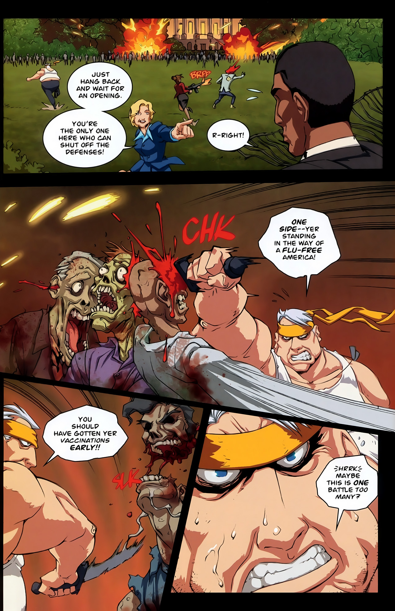 Read online President Evil comic -  Issue #1 - 21