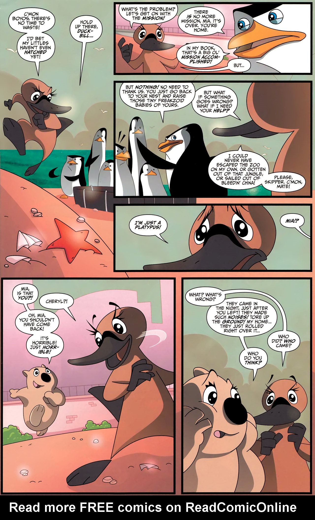 Read online Penguins of Madagascar comic -  Issue #4 - 5