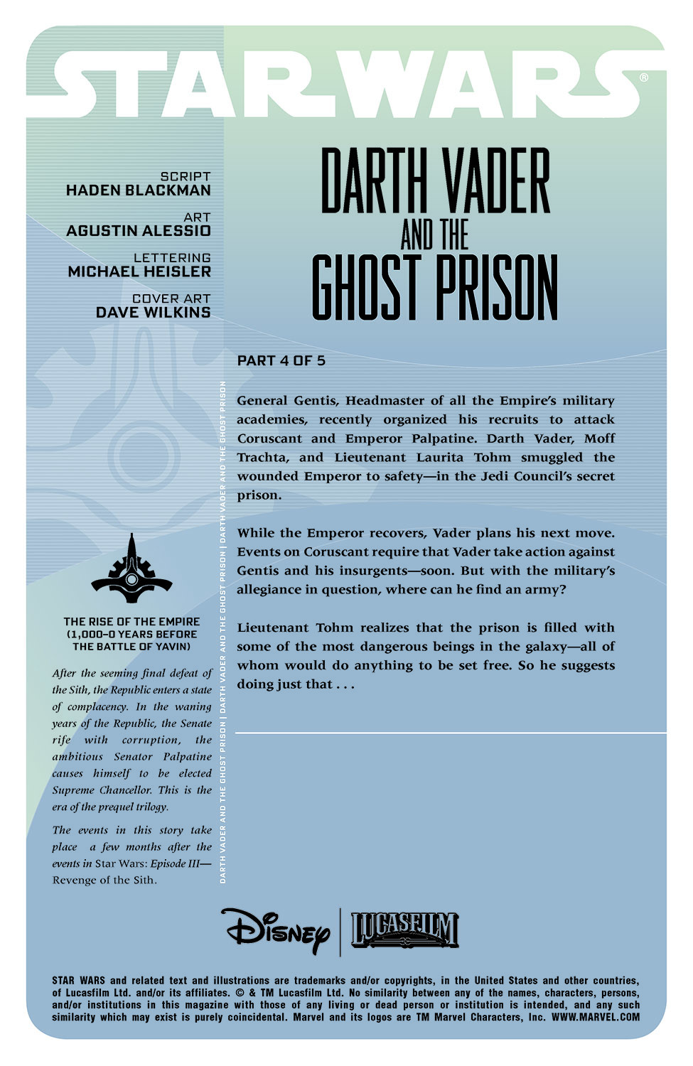 Read online Star Wars: Darth Vader and the Ghost Prison comic -  Issue #4 - 2