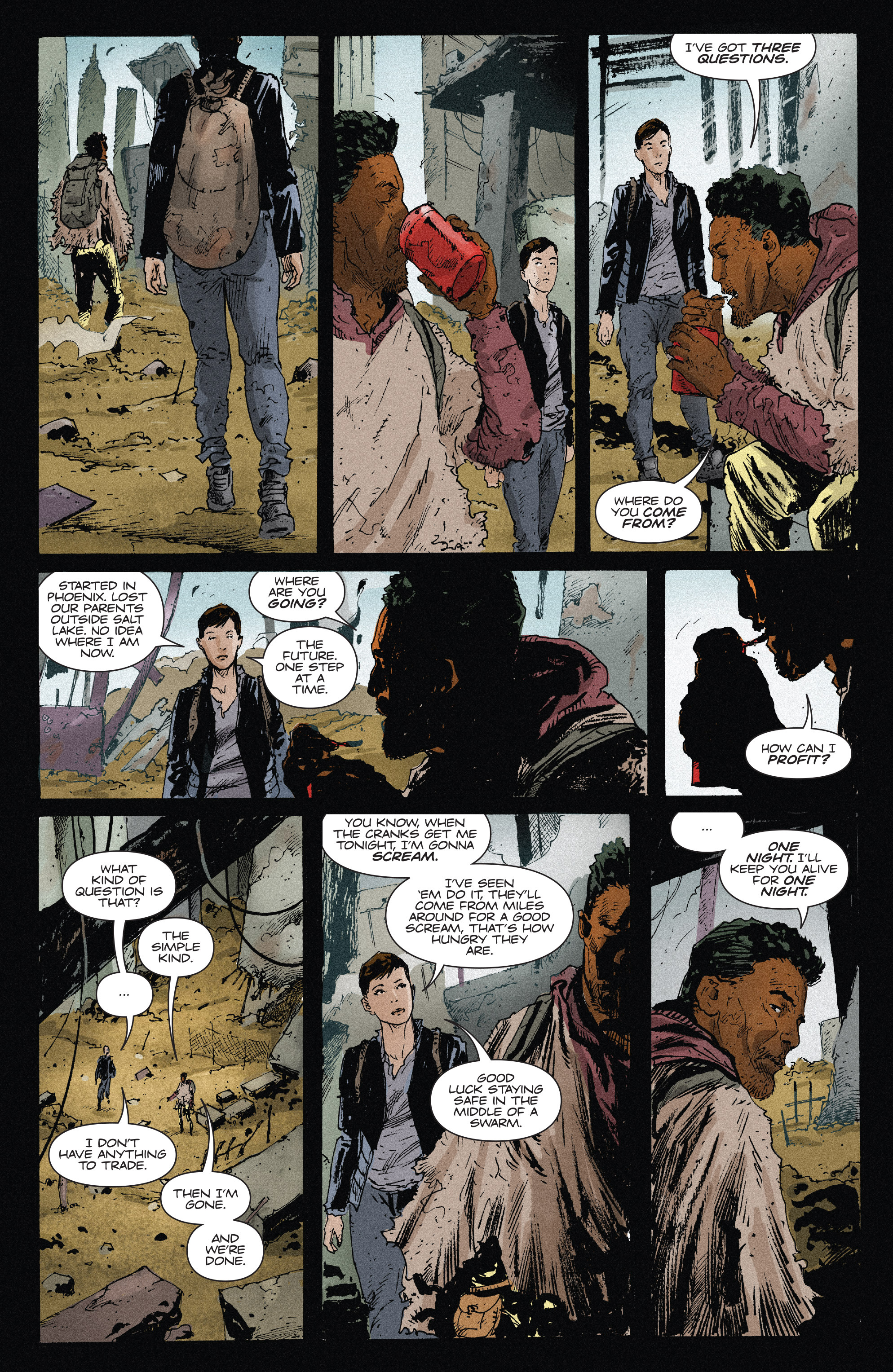 Read online Maze Runner: The Scorch Trials Official Graphic Novel Prelude comic -  Issue # TPB - 51