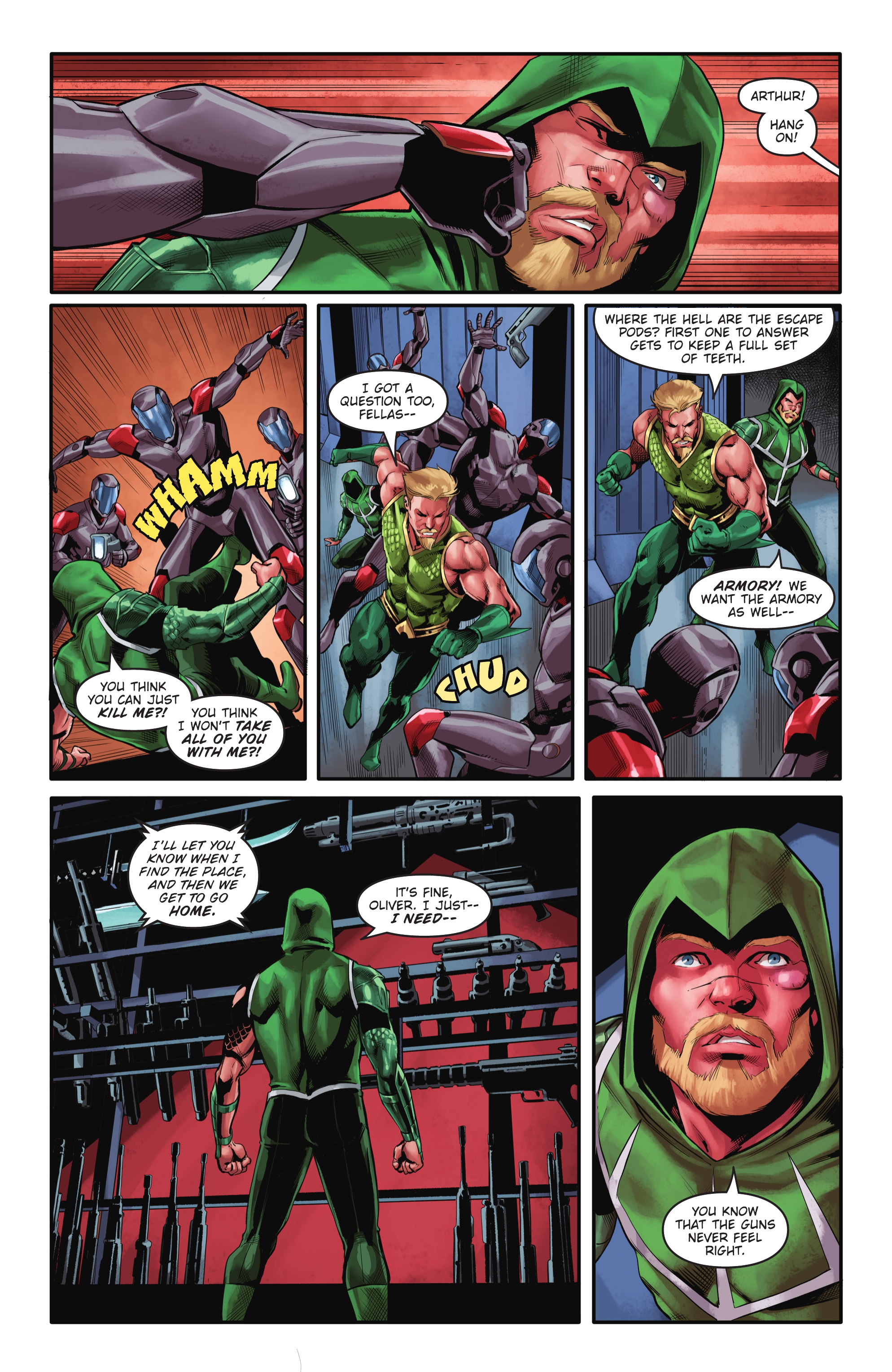 Read online Aquaman/Green Arrow - Deep Target comic -  Issue #4 - 9