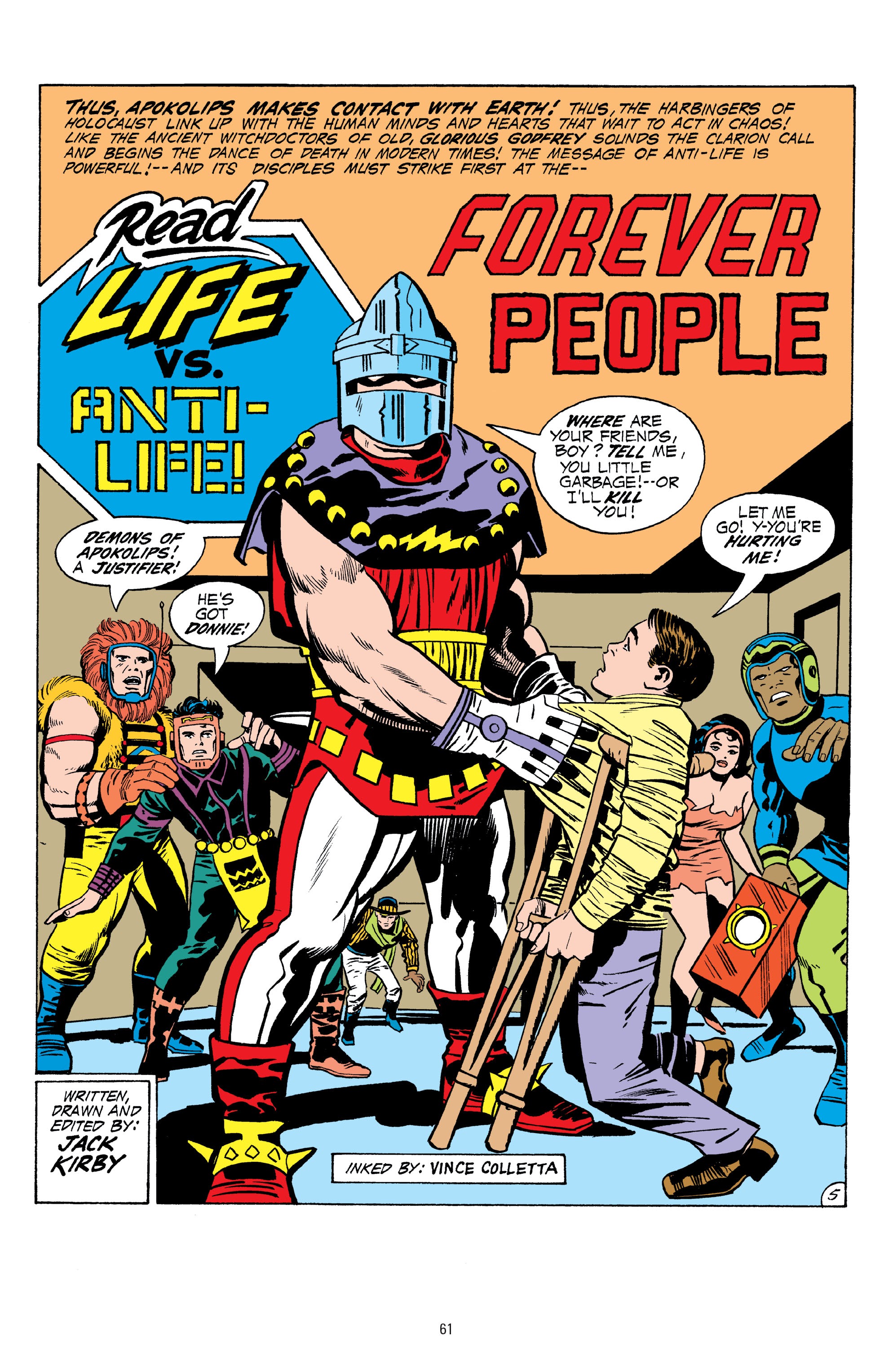 Read online The Forever People comic -  Issue # _TPB  by Jack Kirby (Part 1) - 60