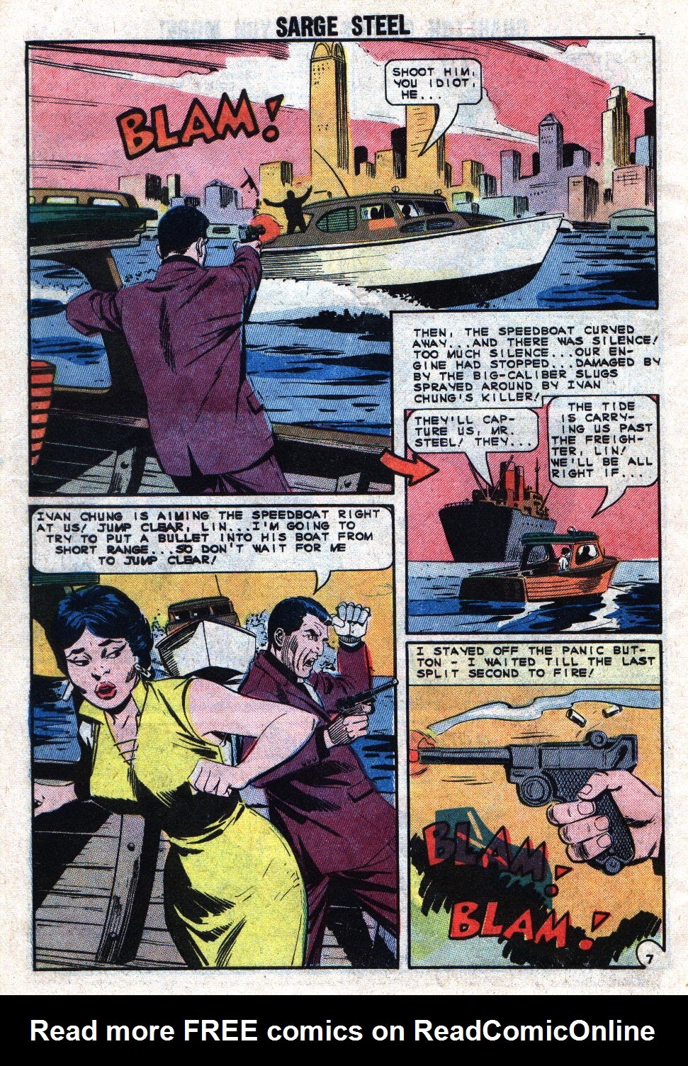 Read online Sarge Steel comic -  Issue #1 - 10