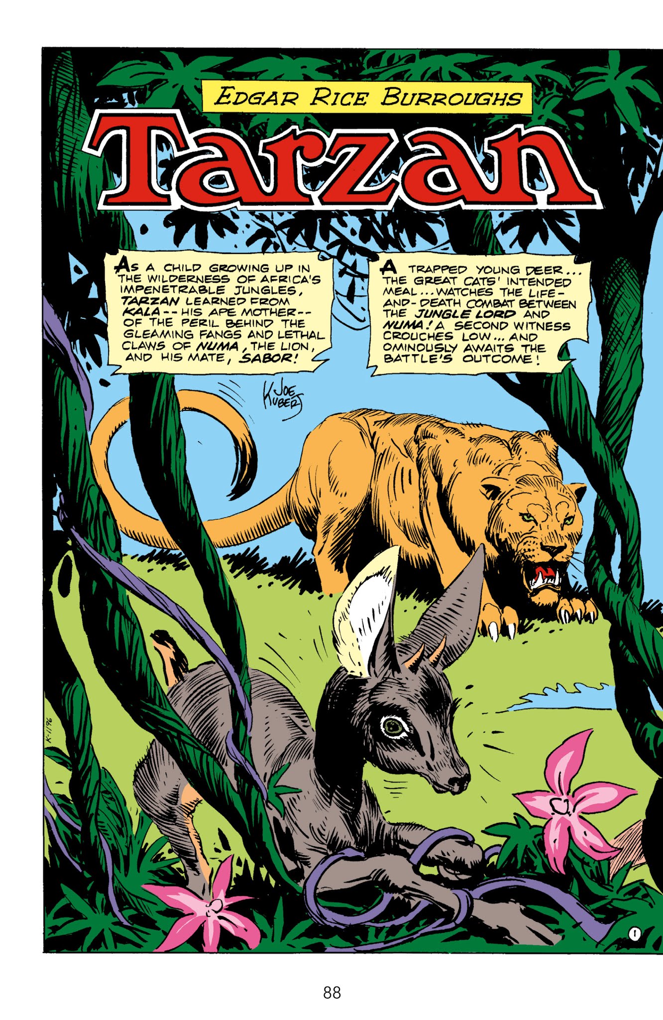 Read online Edgar Rice Burroughs' Tarzan The Joe Kubert Years comic -  Issue # TPB 3 (Part 1) - 89