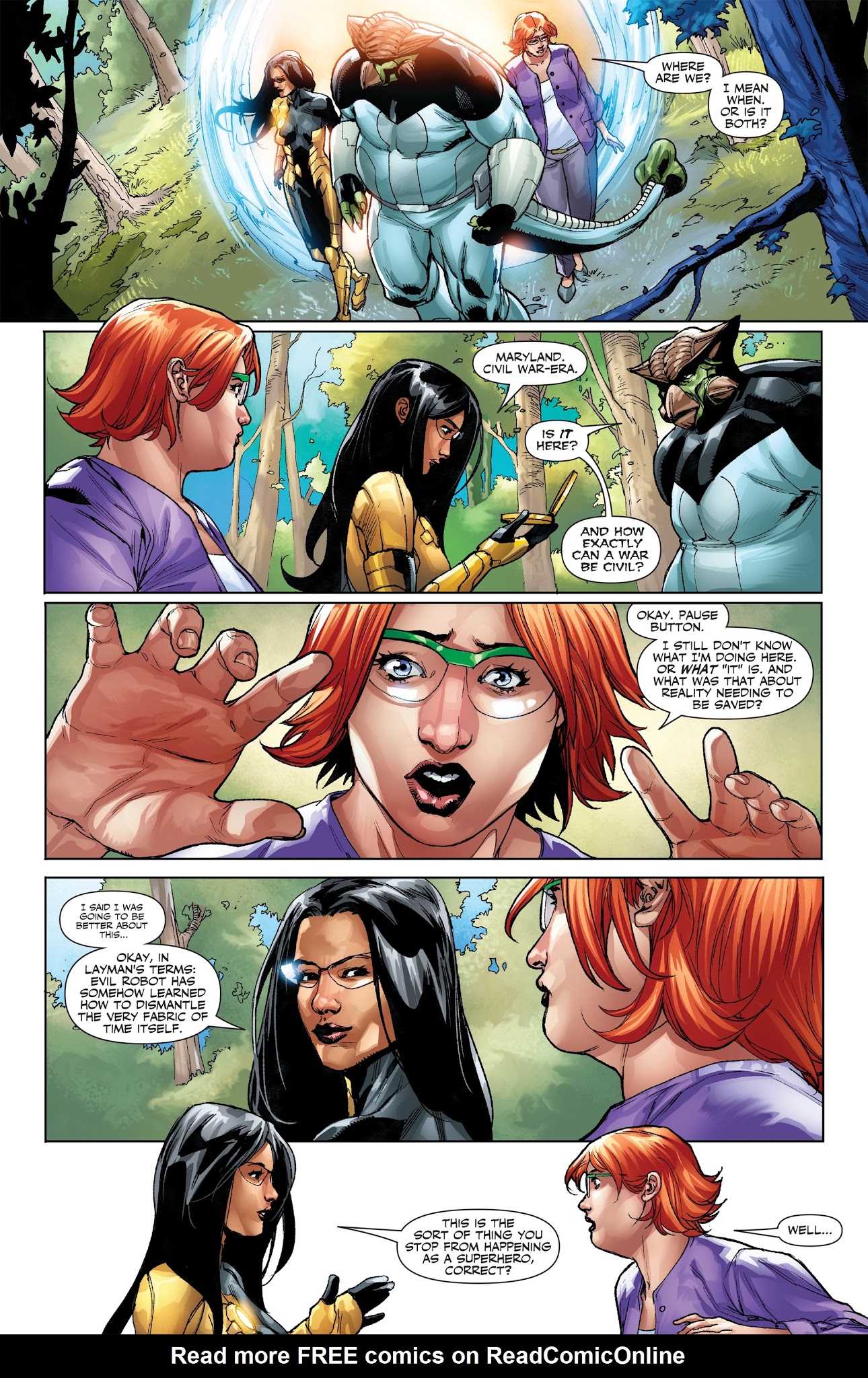 Read online Faith and the Future Force comic -  Issue #1 - 12