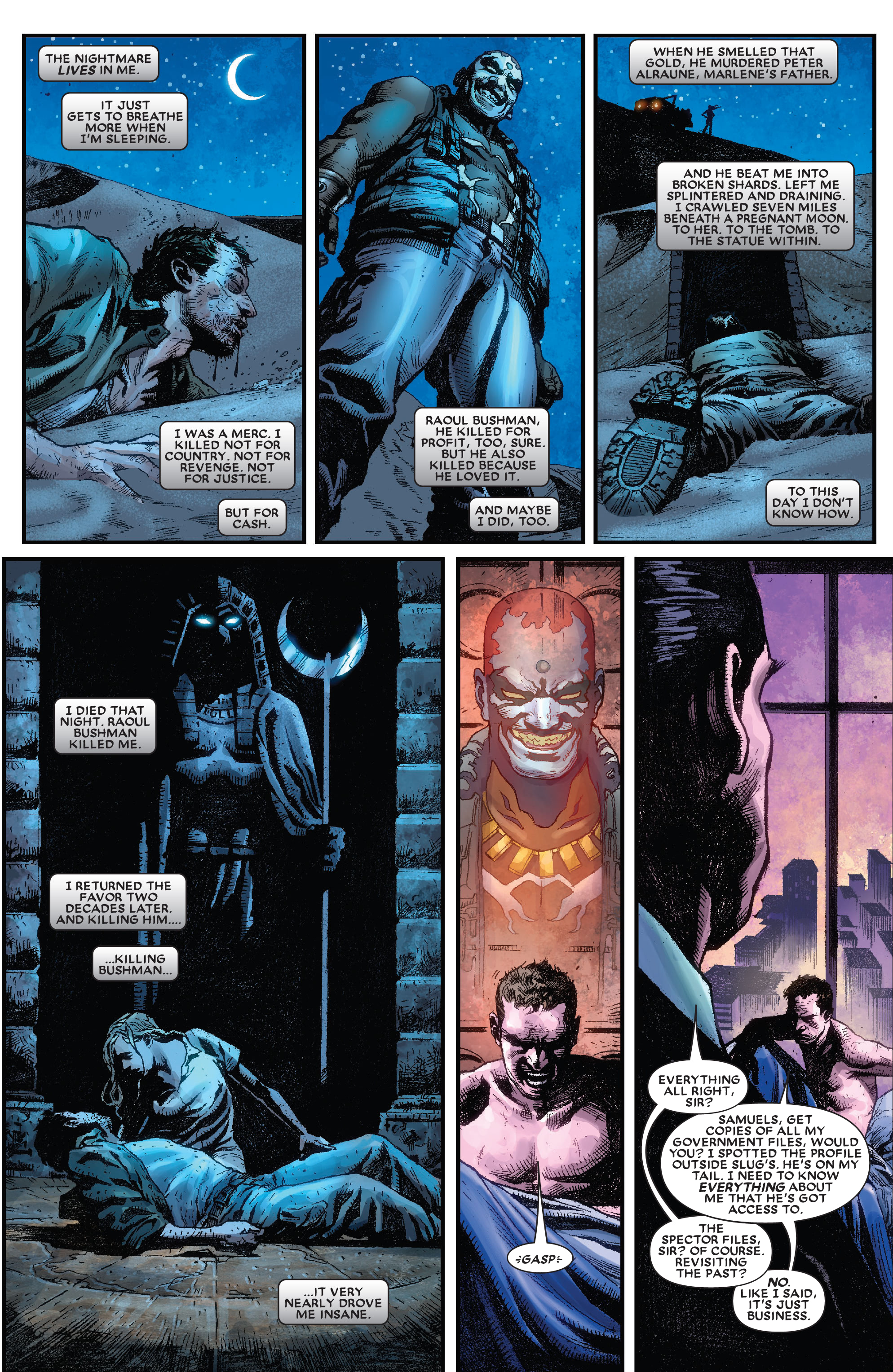 Read online Moon Knight by Huston, Benson & Hurwitz Omnibus comic -  Issue # TPB (Part 9) - 43