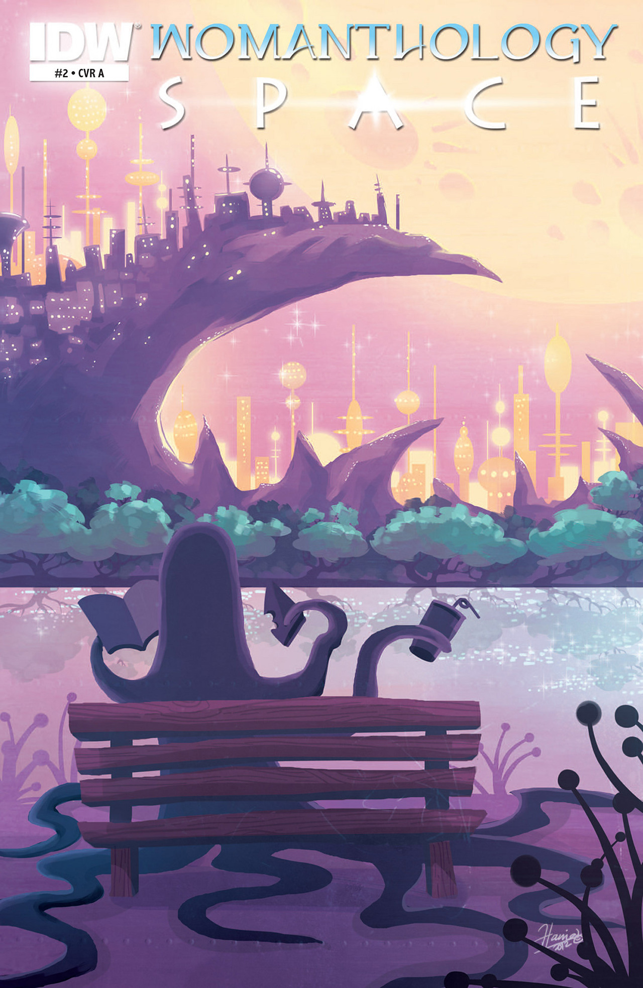 Read online Womanthology: Space comic -  Issue #2 - 1