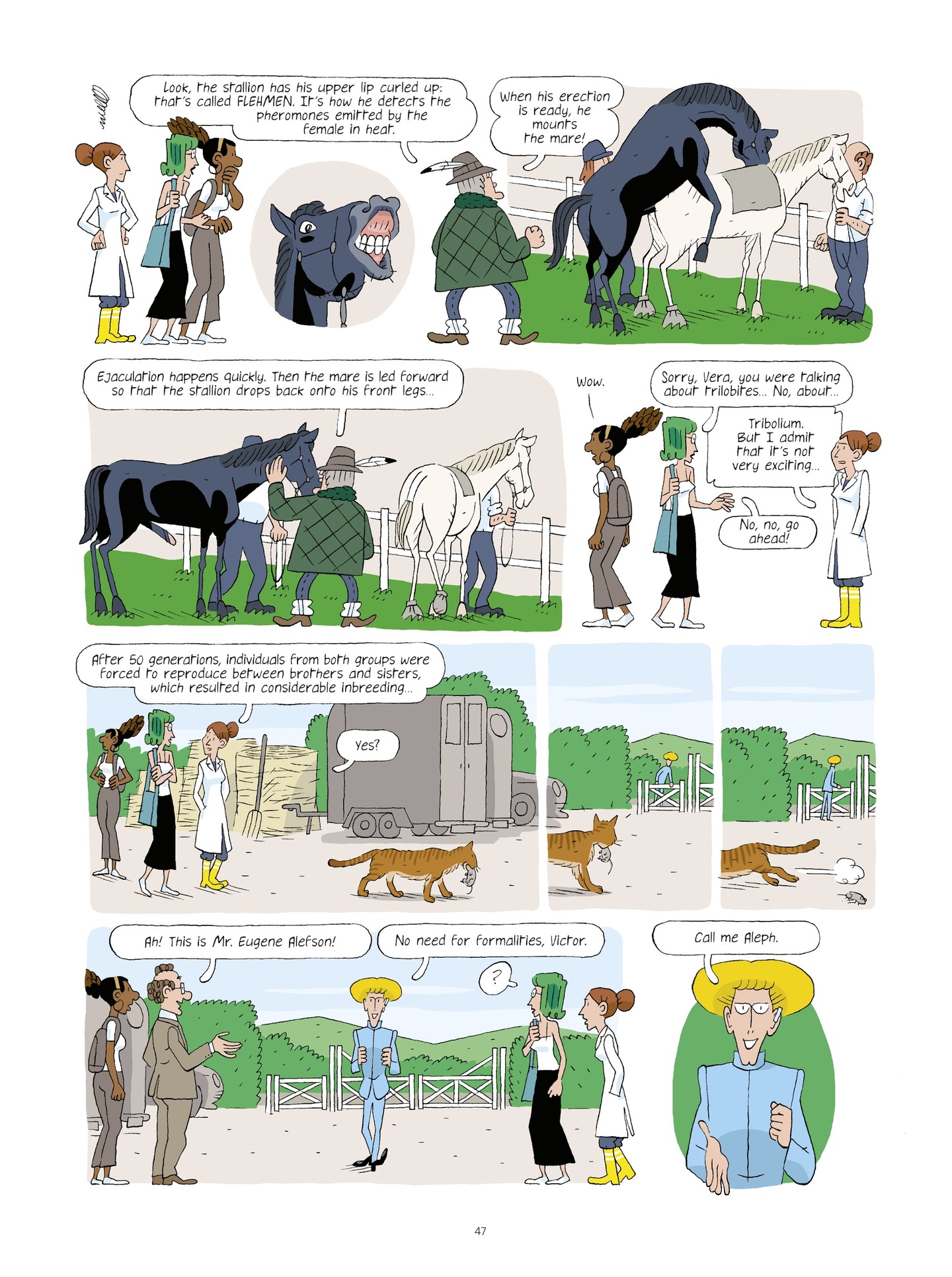 Read online Evolution, Darwin, God, and the Horse-People comic -  Issue # TPB - 46