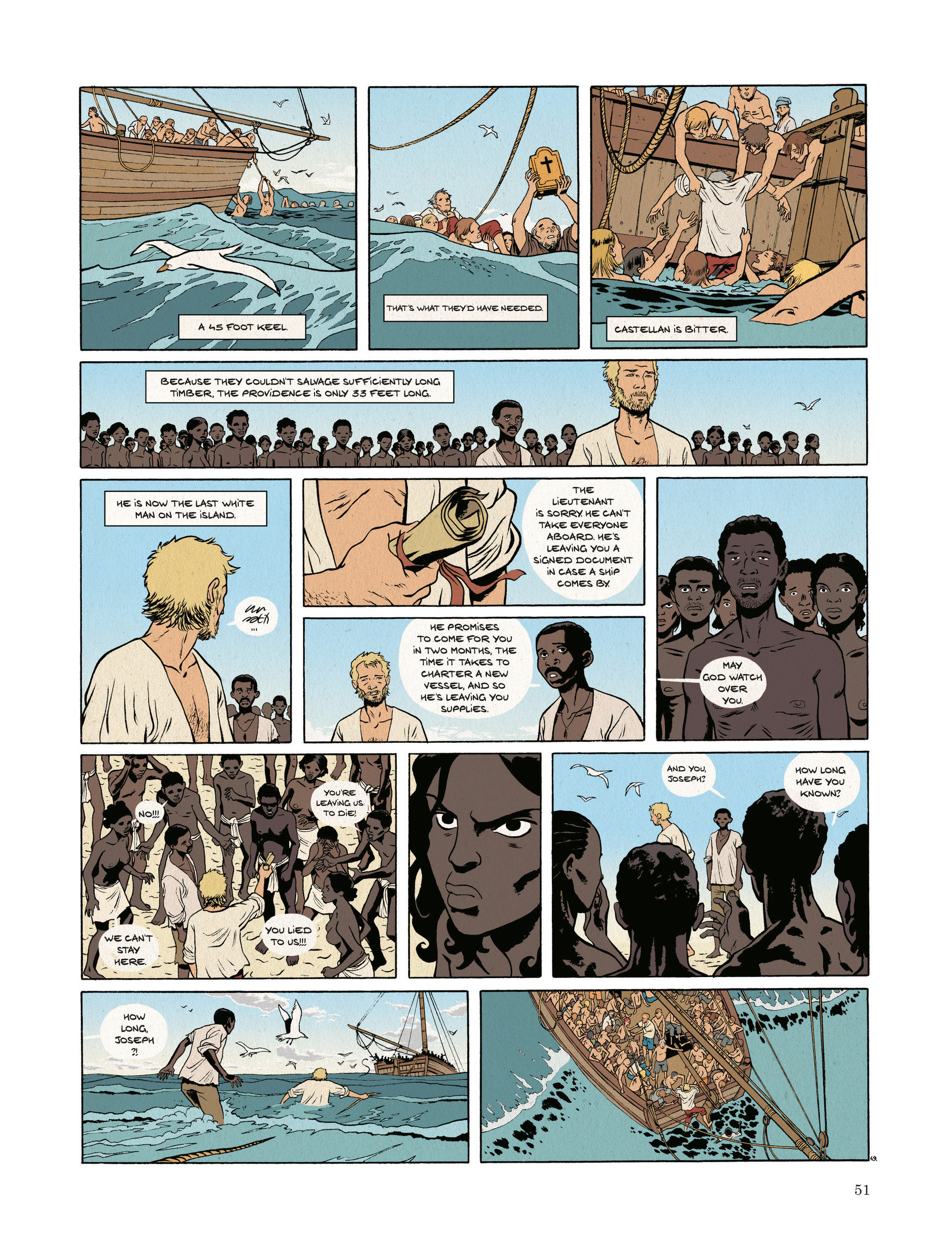 Read online The Forgotten Slaves of Tromelin comic -  Issue # TPB - 53