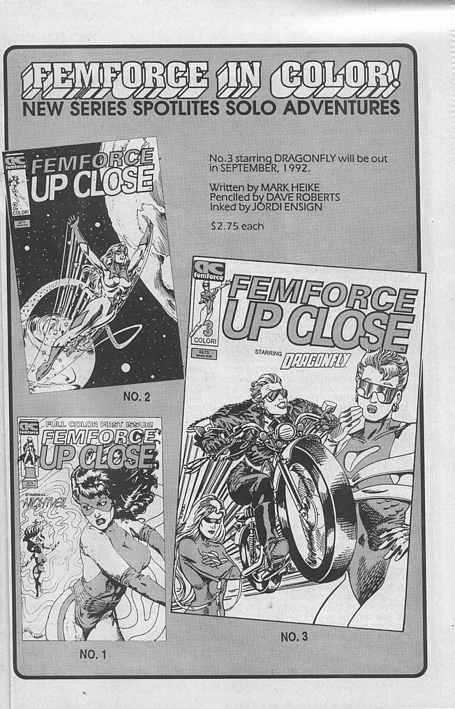 Read online Femforce comic -  Issue #54 - 17