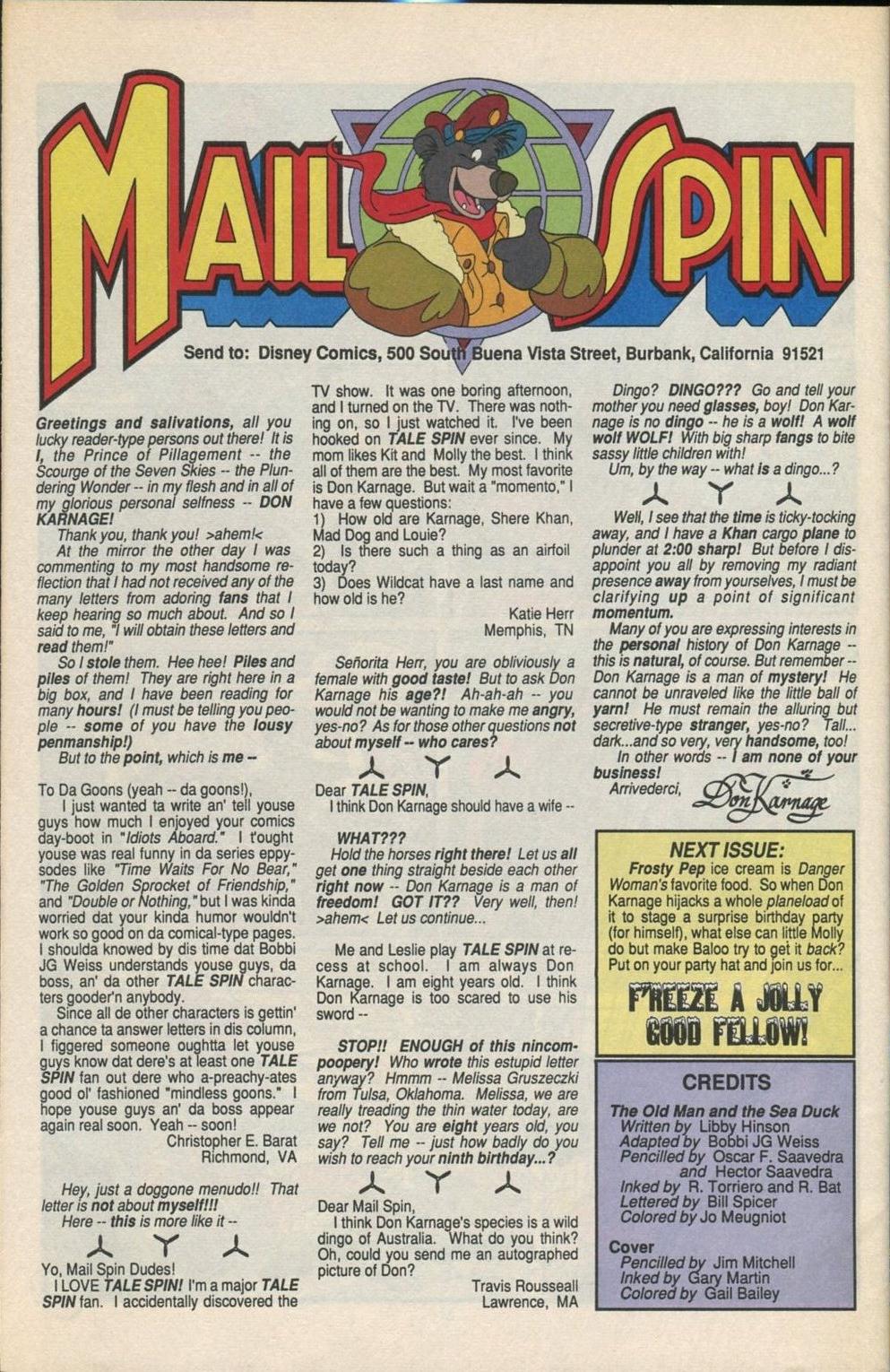 Read online Disney's Tale Spin comic -  Issue #5 - 29